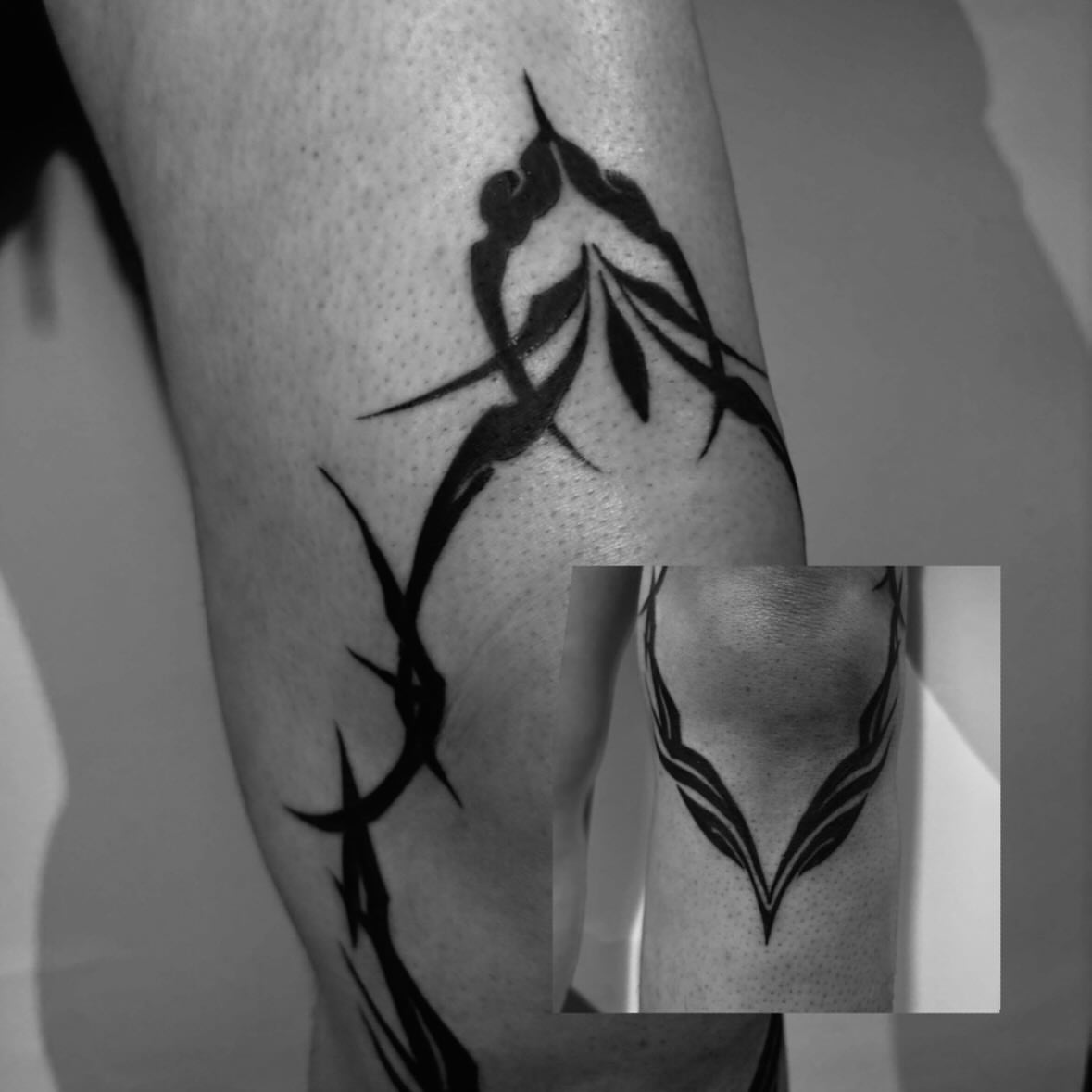 Tattoo by @polarizedbaby β black_and_grey