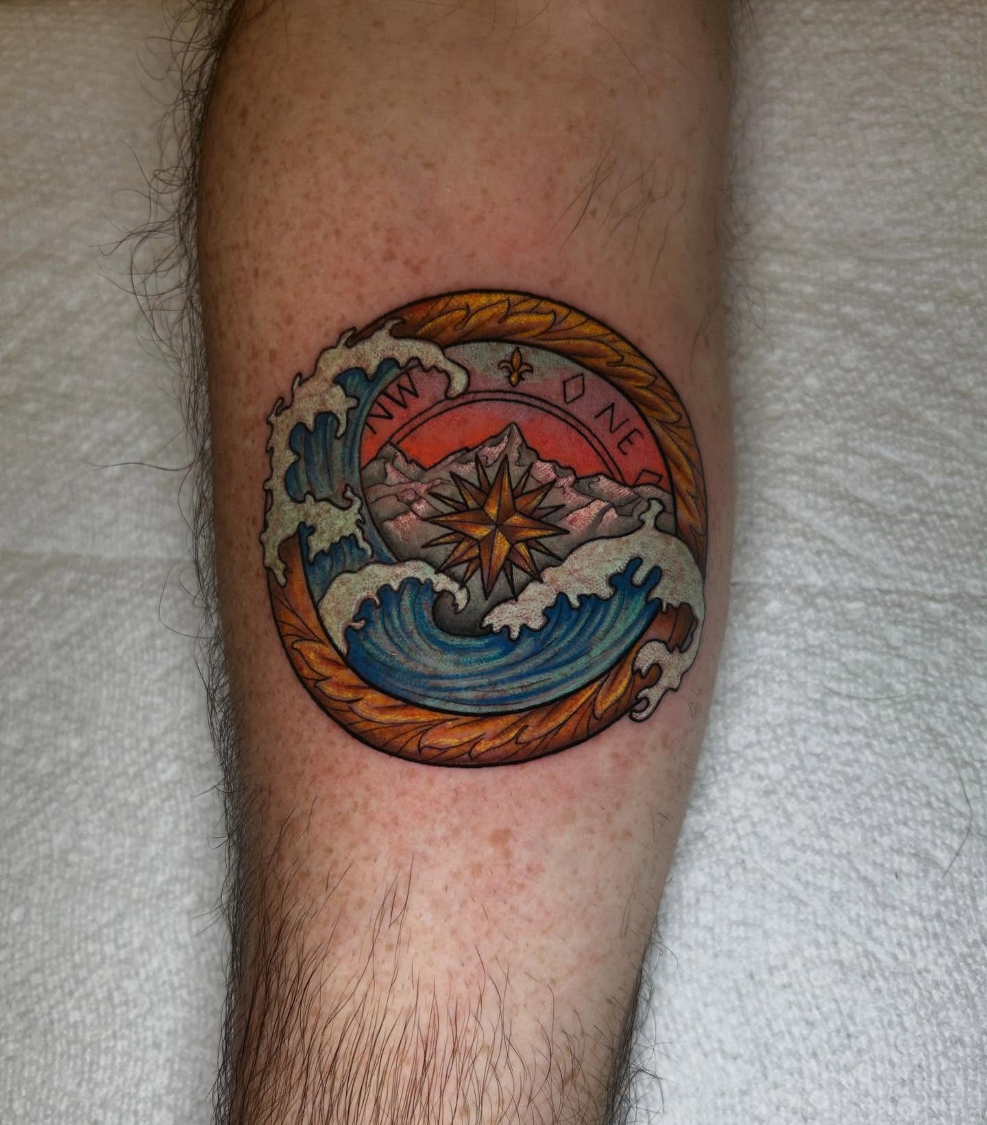 Tattoo by @mayhem_inkk — american_traditional, dotwork