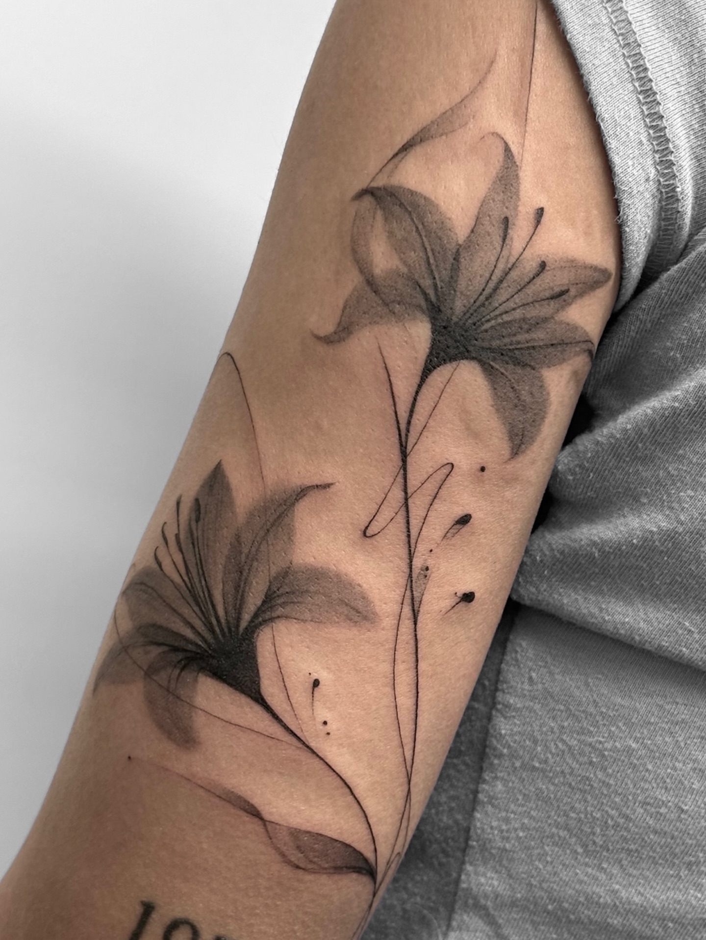 Tattoo by @milenamano.tattoo — dotwork, black_and_grey