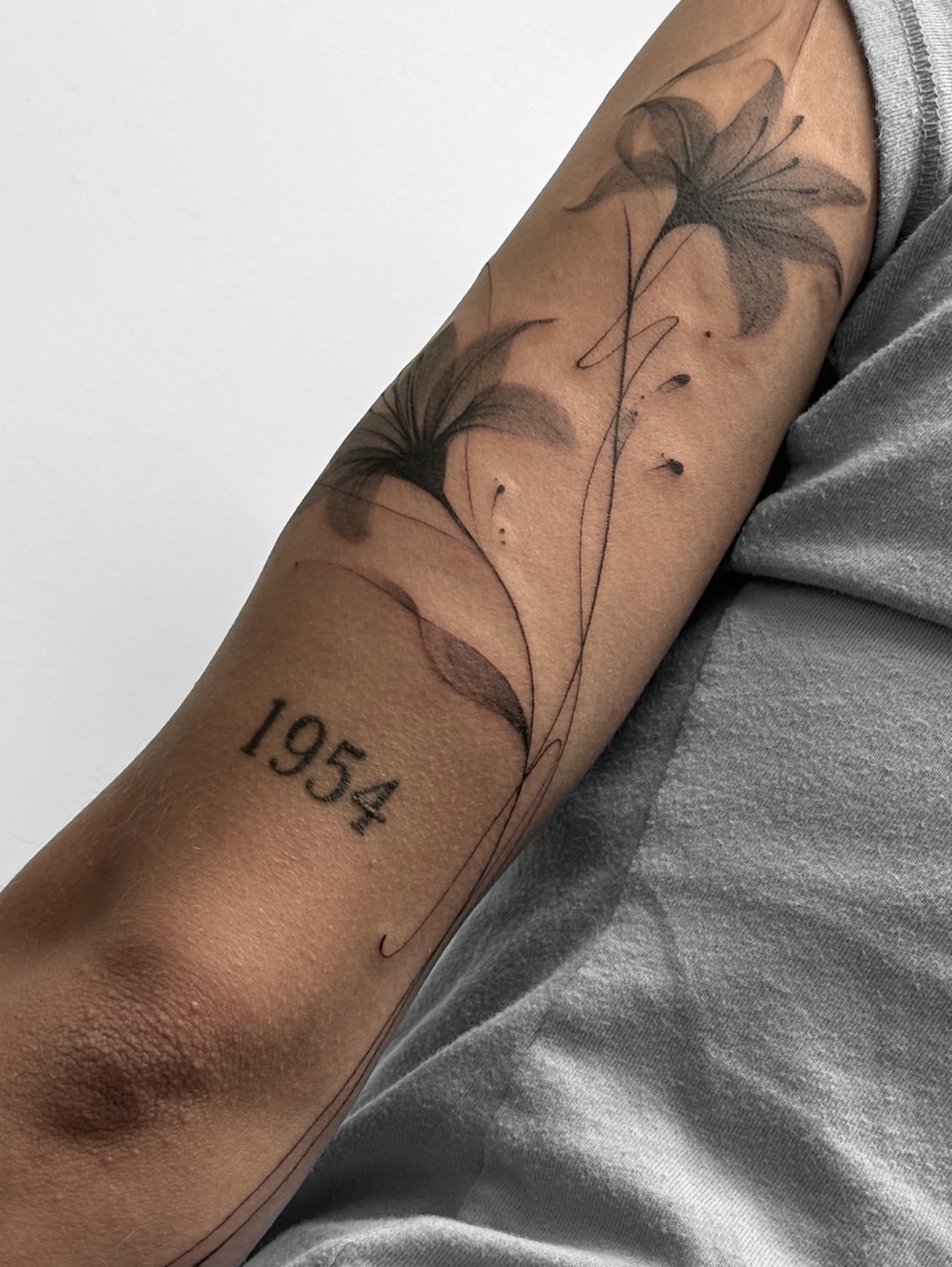 Tattoo by @milenamano.tattoo — black_and_grey