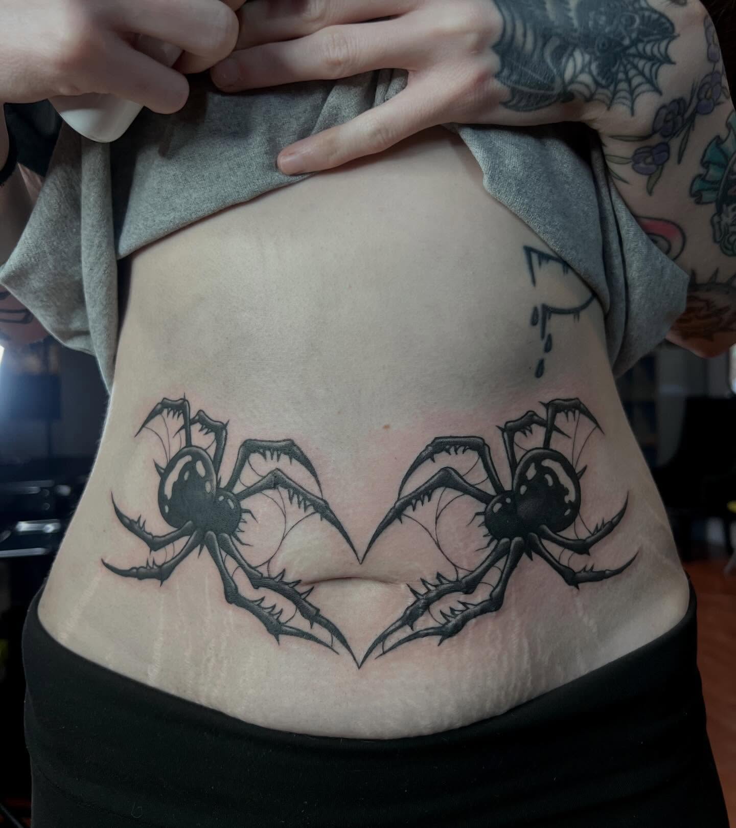 Tattoo by @artbyady — black_and_grey