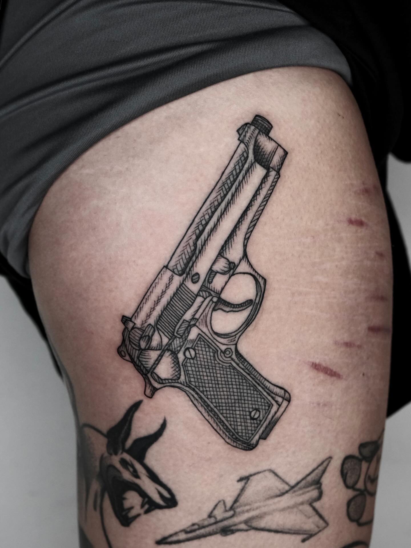 Tattoo by @nocool_kim — black_and_grey