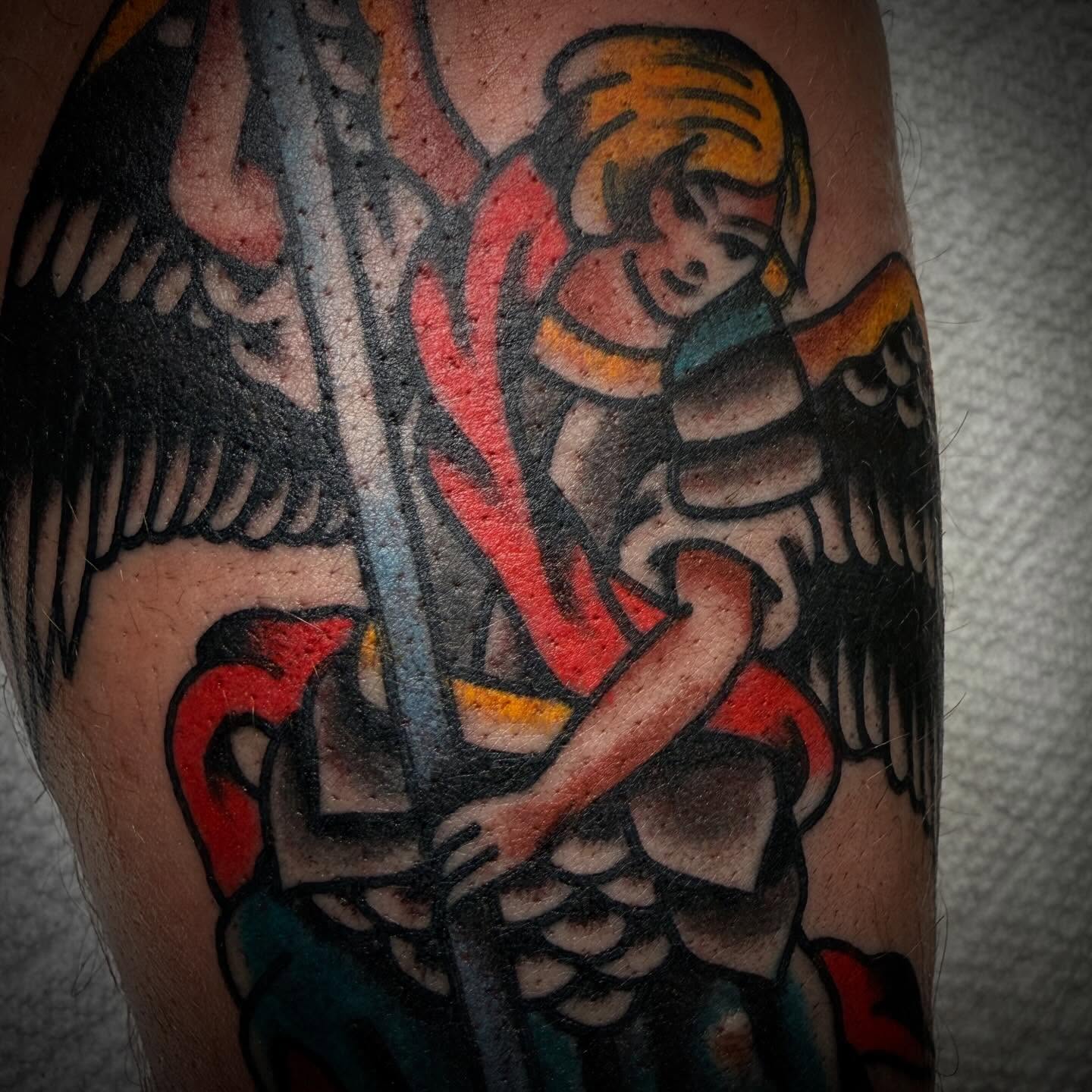 Tattoo by @harpertat2 — american_traditional