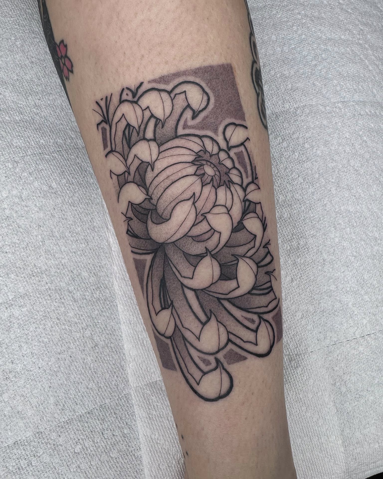Tattoo by @shawndoestattoos — black_and_grey