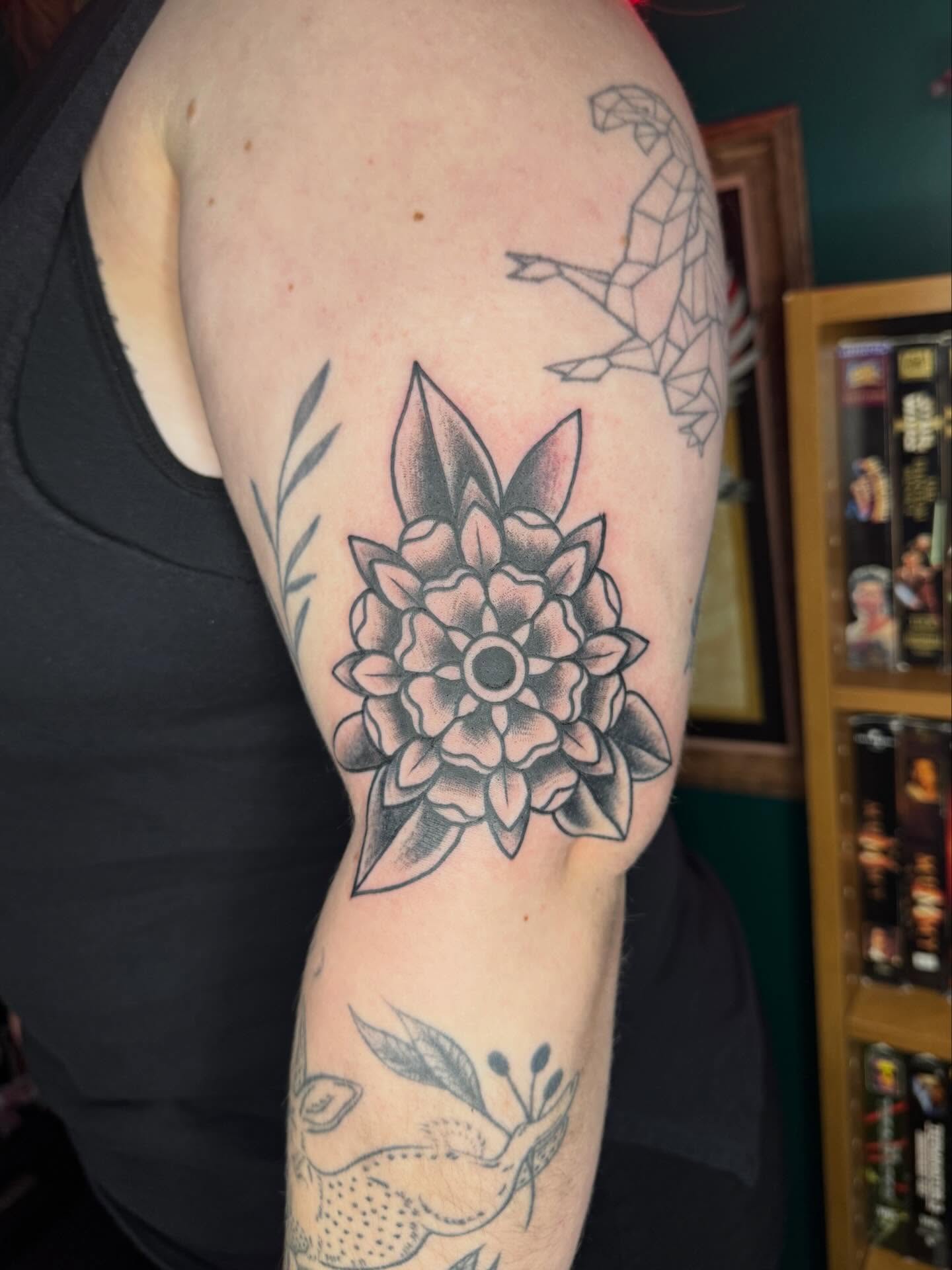 Tattoo by @jgunstattoo — black_and_grey