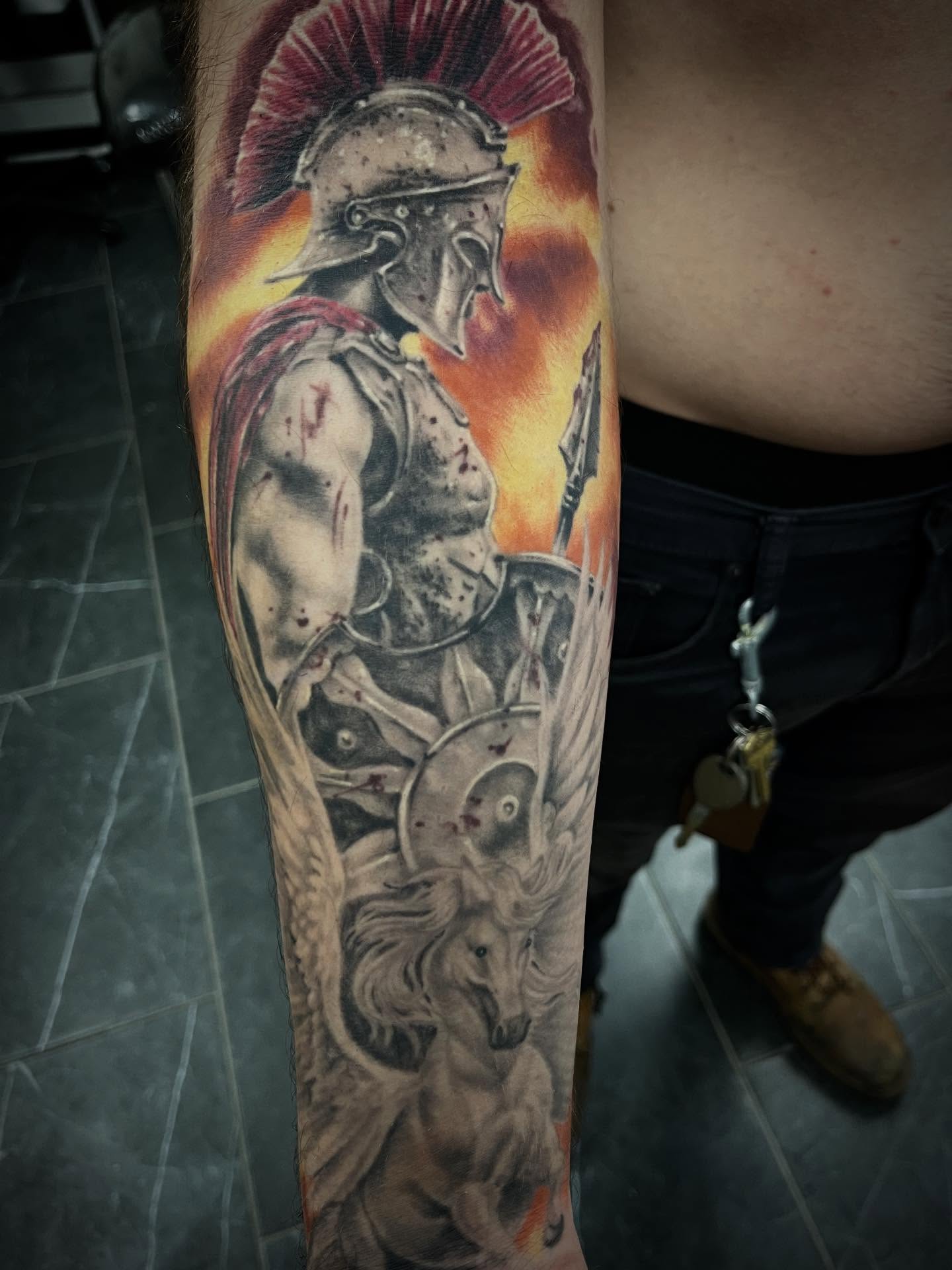 Tattoo by @3rdeyetattoo_artgallery — realism, black_and_grey