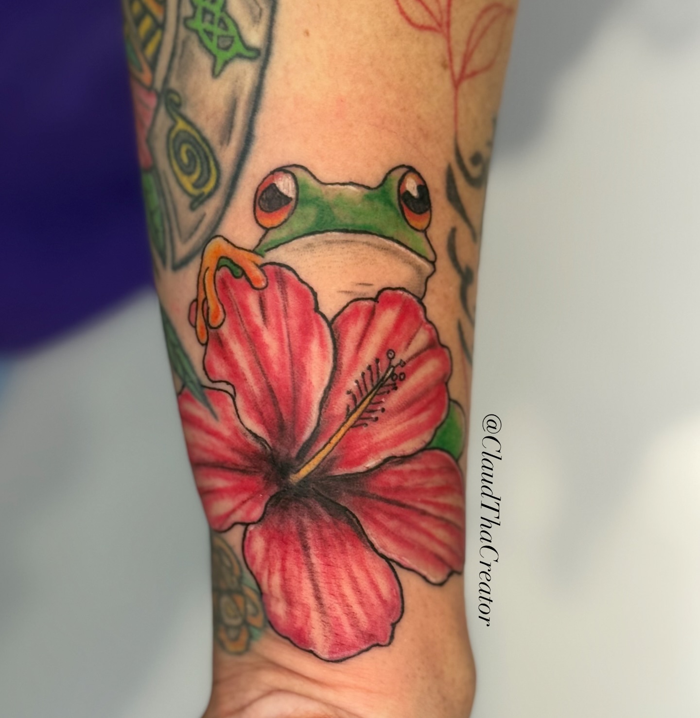 Tattoo by @claudthacreator — watercolor, realism