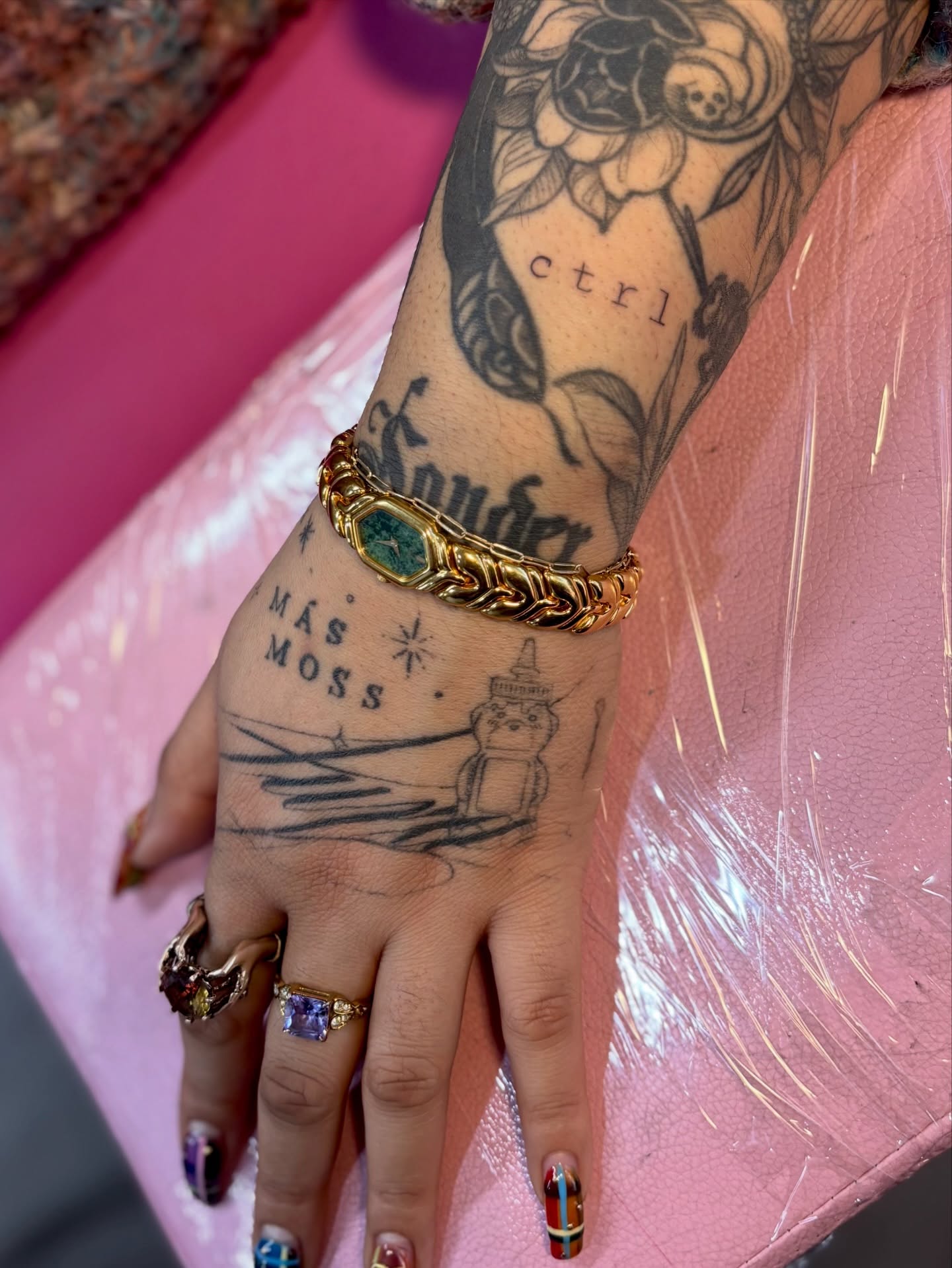 Rose and skull American traditional tattoo on the forearm by eli (eh-lee)