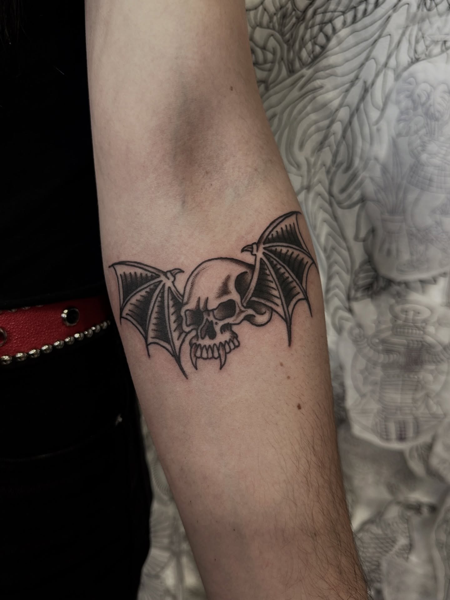 Tattoo by @countmia — black_and_grey