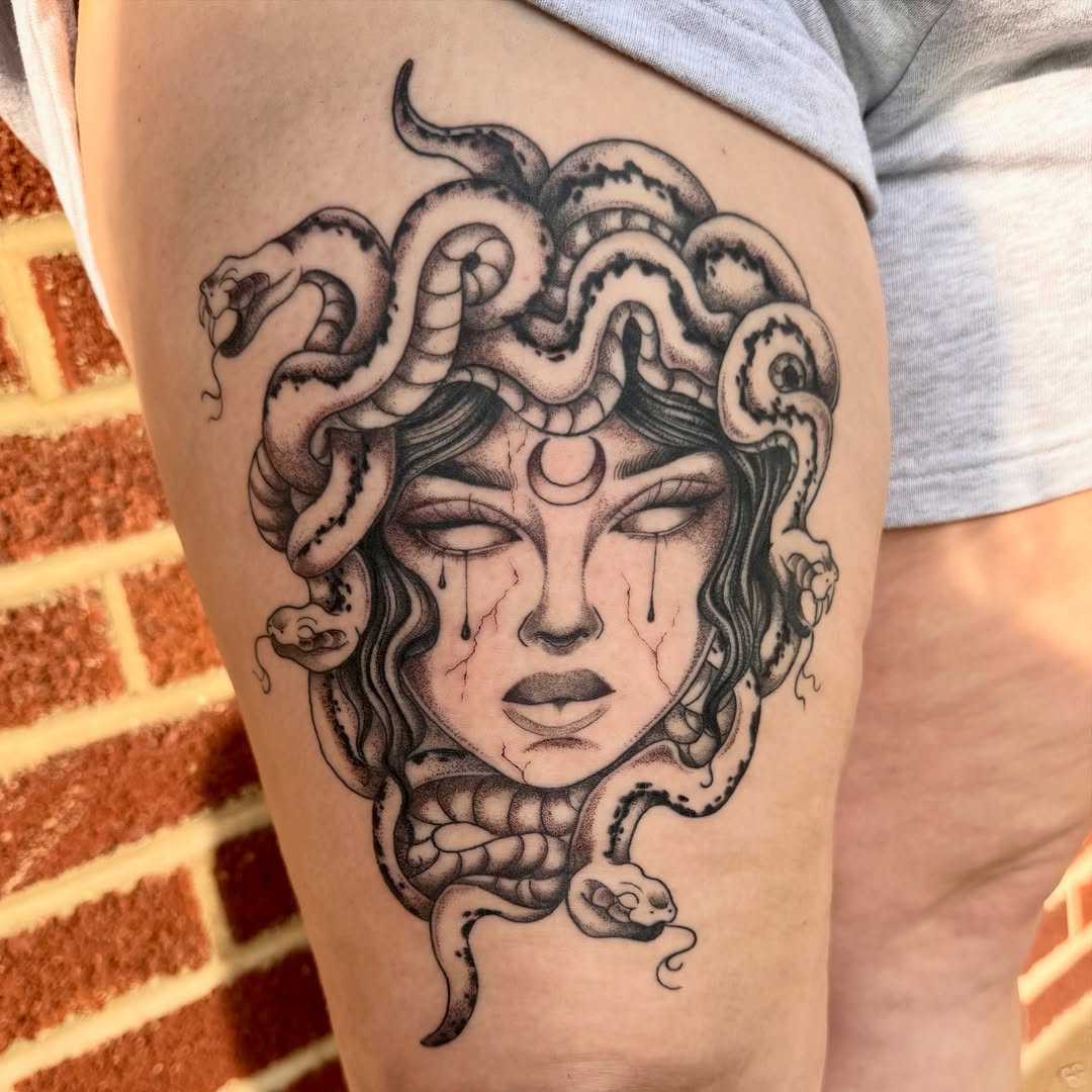 Tattoo by @smallpoke โ black_and_grey, realism