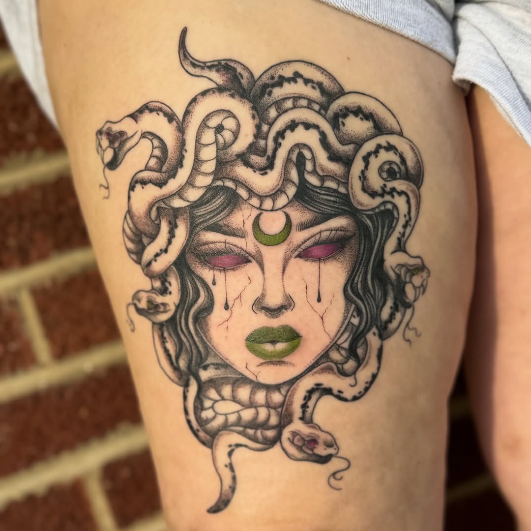 Tattoo by @smallpoke โ realism, black_and_grey