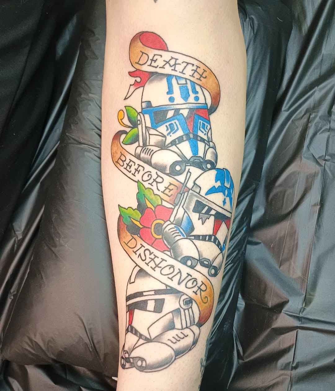 Tattoo by @tattoosbyreb — american_traditional, lettering_script