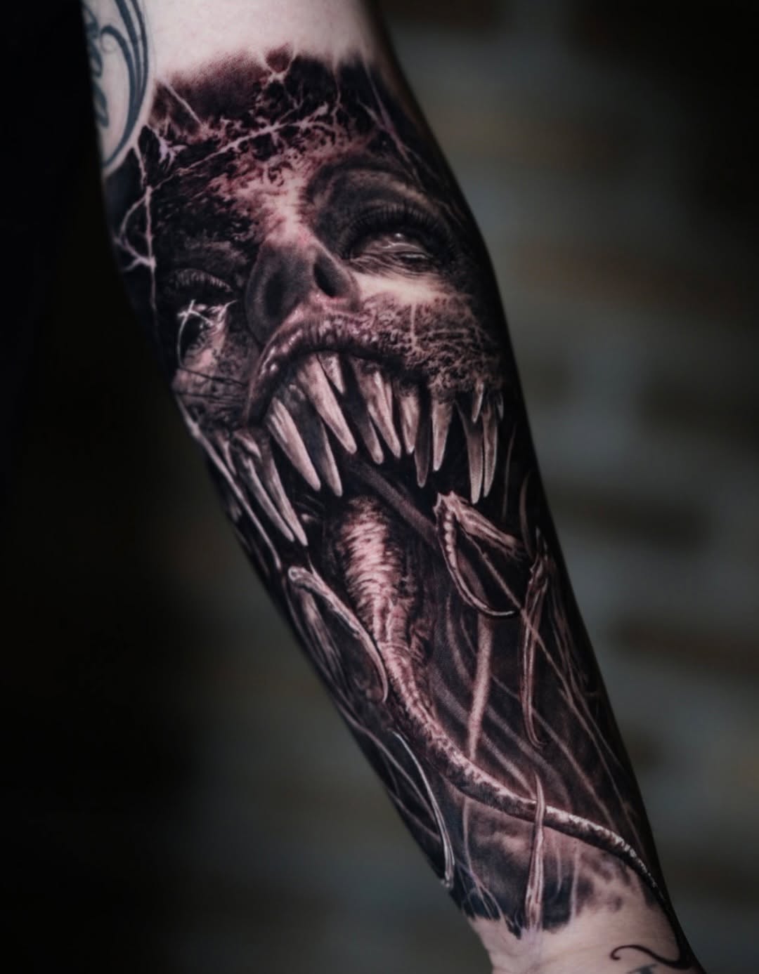 Tattoo by @zach.the.ripperr โ dark_realism, black_and_grey