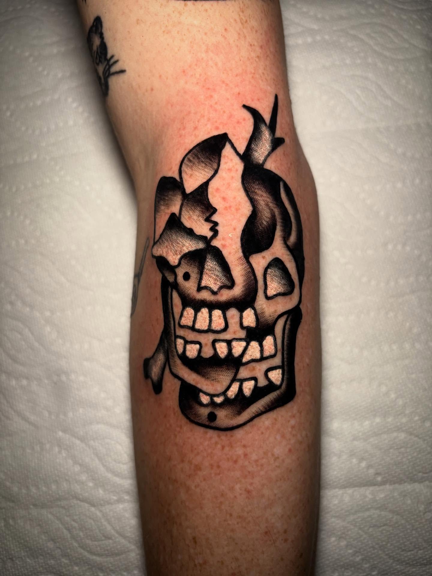 Tattoo by @chemical_adhesive — black_and_grey
