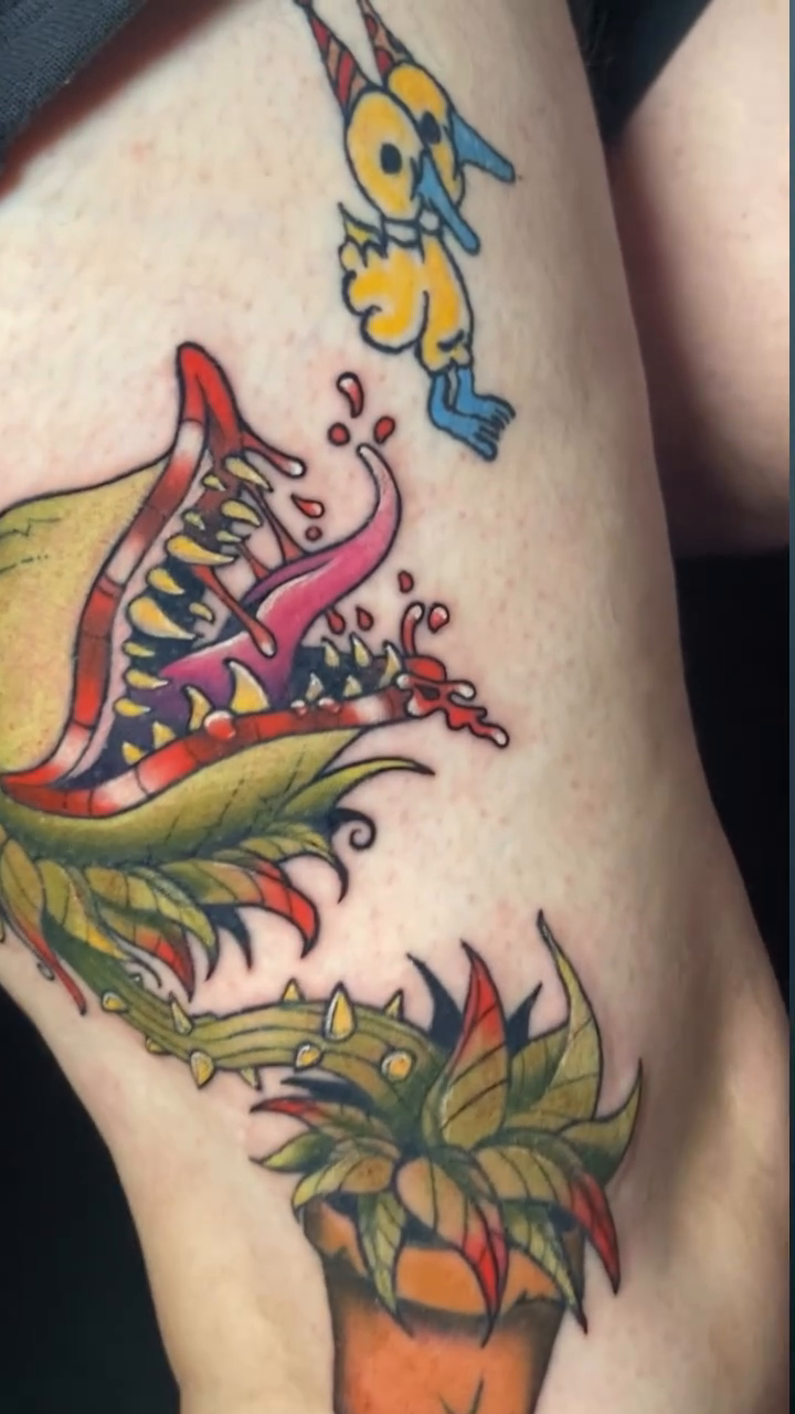 American traditional tattoo on the forearm by โ๏ธ ๐๐ฎ๐ฐ๐ธ๐ถ๐ฒ โ๏ธ