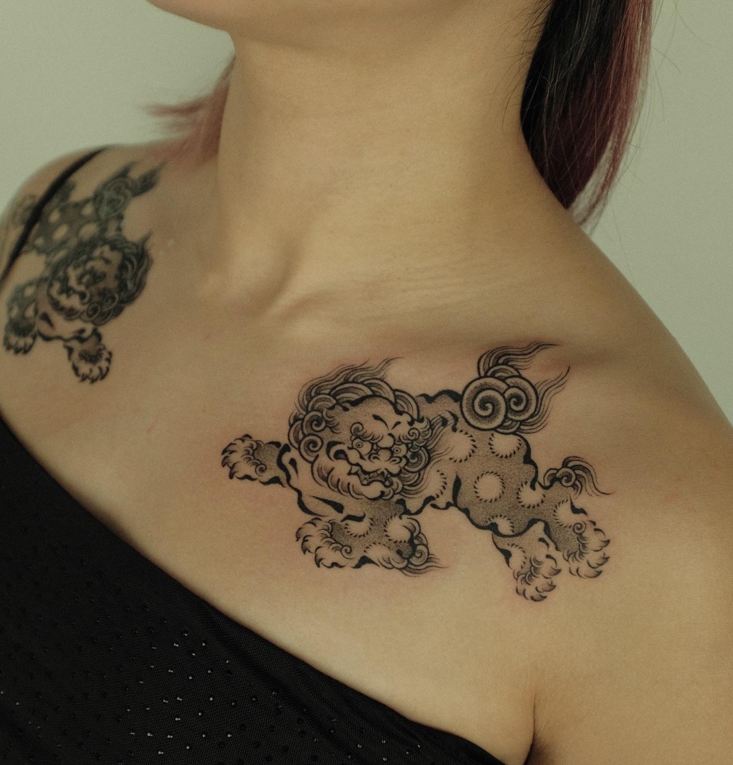 Tattoo by @xiaolun_tatt — black_and_grey
