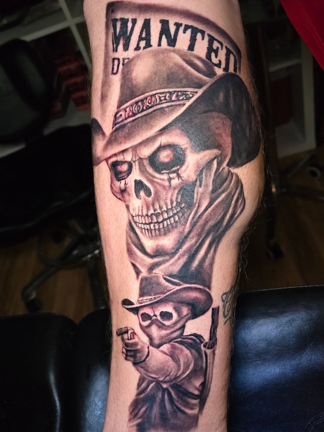 Tattoo by @steelcitytattoos — realism, black_and_grey
