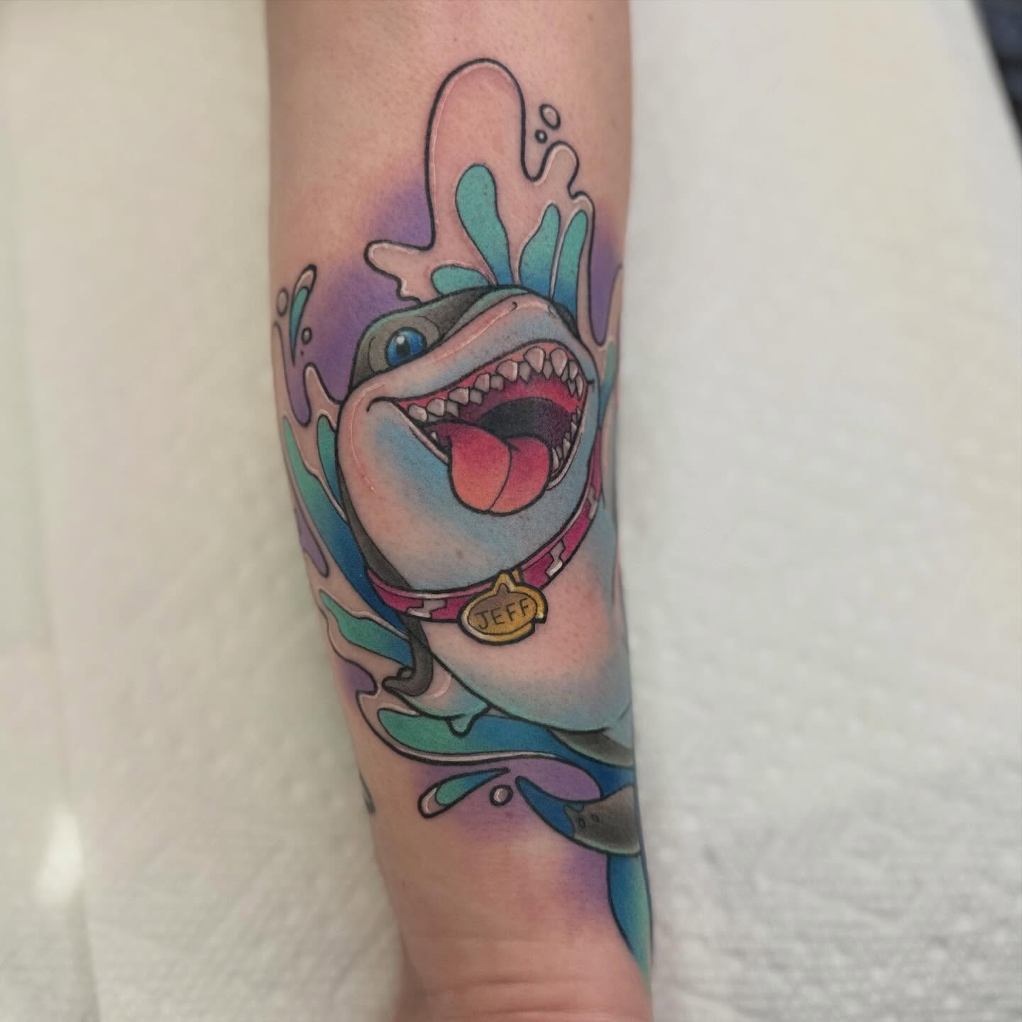 Tattoo by @glitterally.sarah — new_school