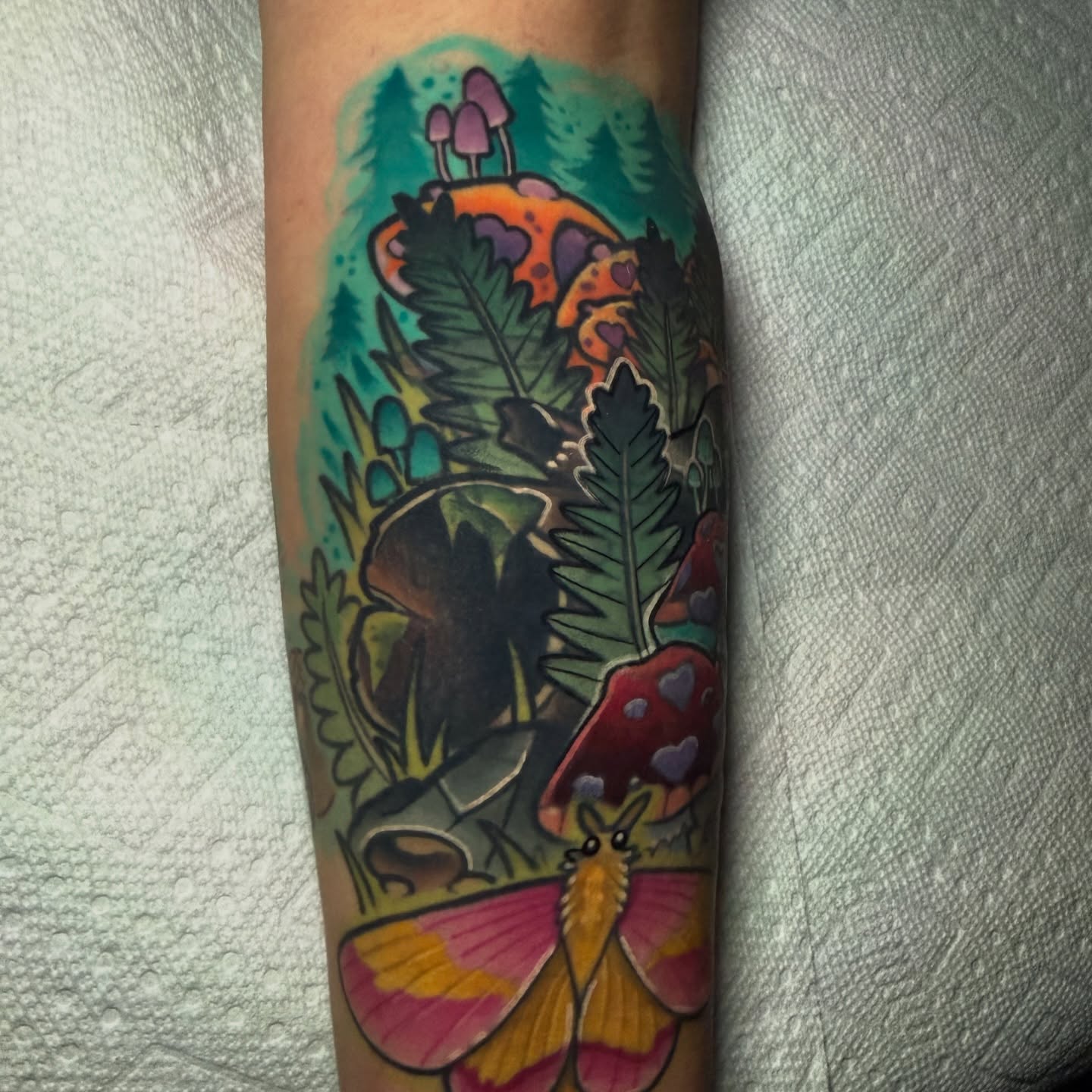 Tattoo by @taylormillstattoos — new_school, dotwork