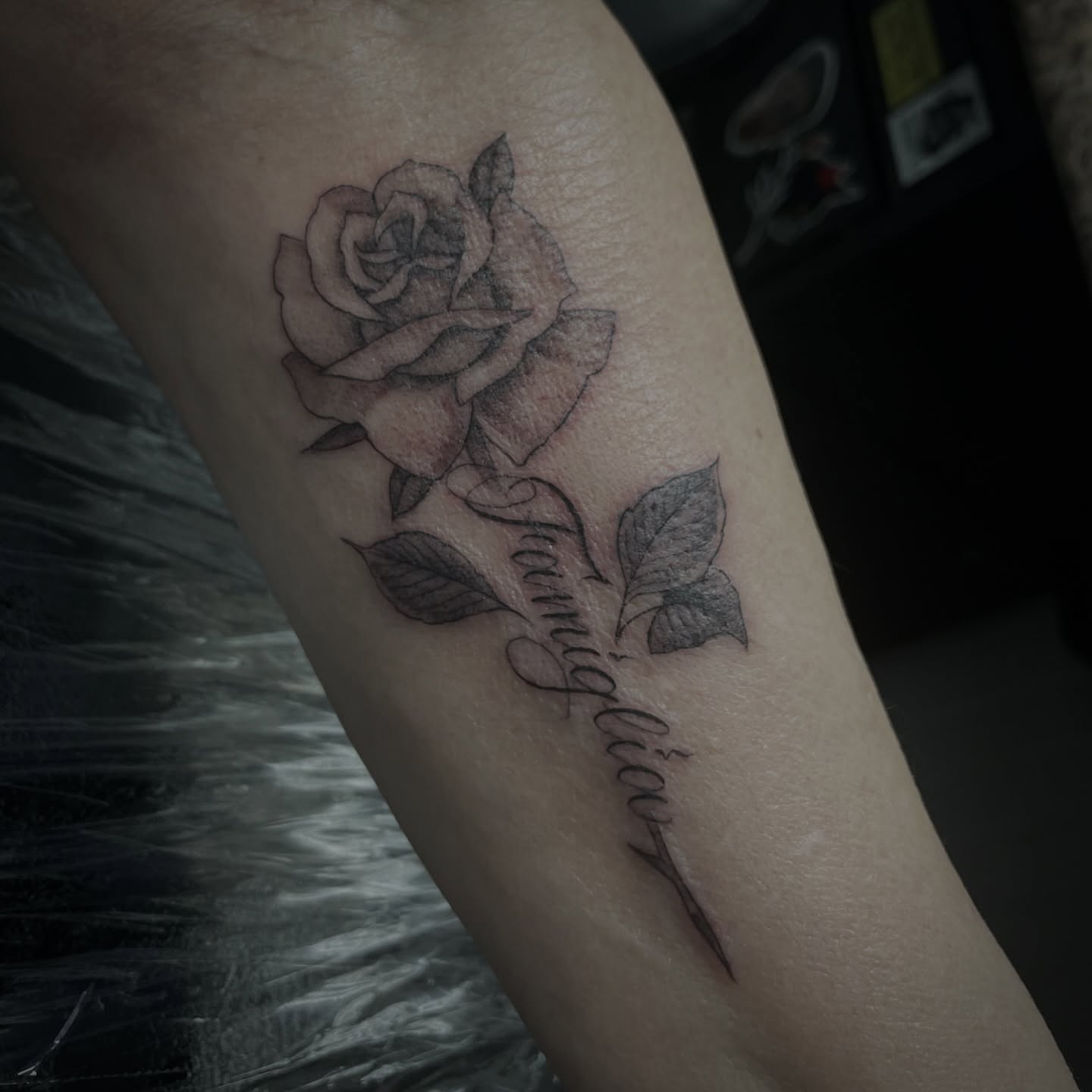 Tattoo by @jodeetattoos — black_and_grey