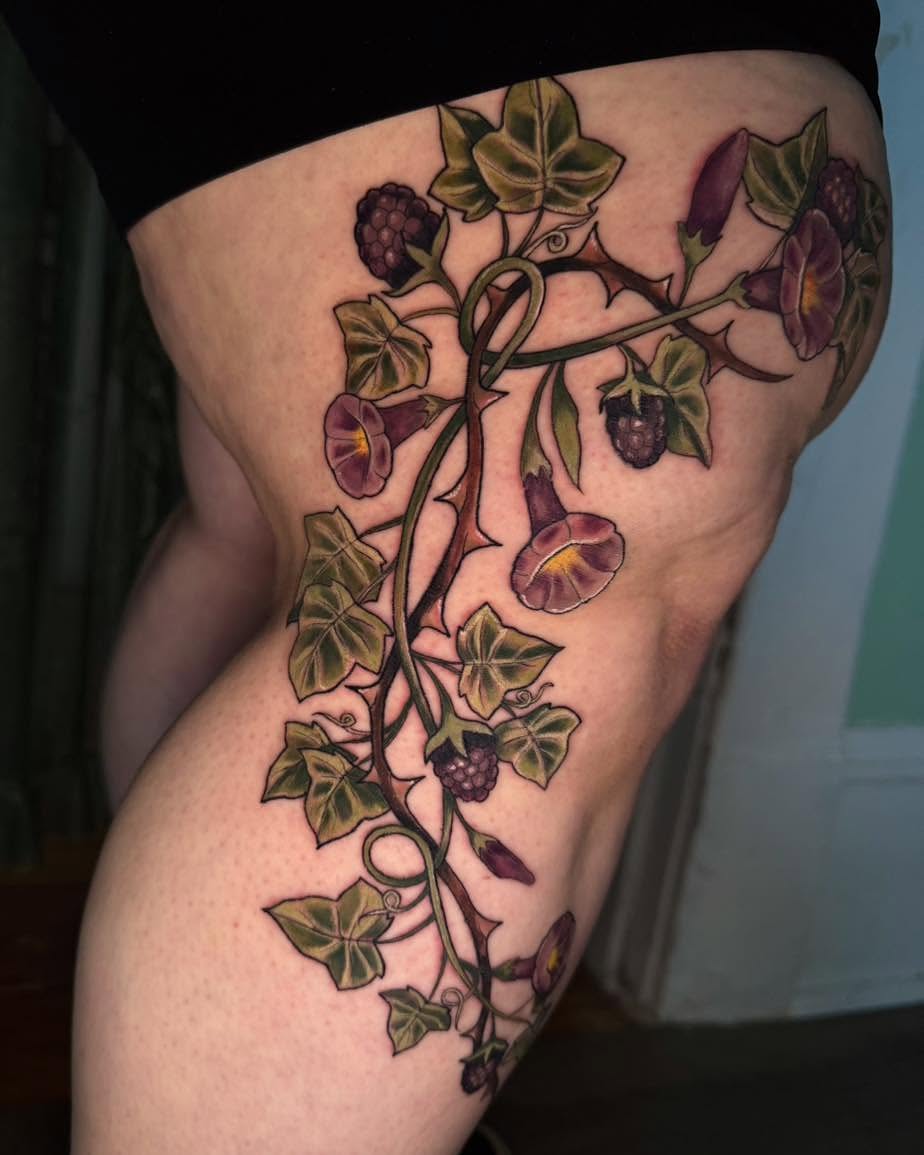 Tattoo by @tattoos_bymkr — realism, dotwork
