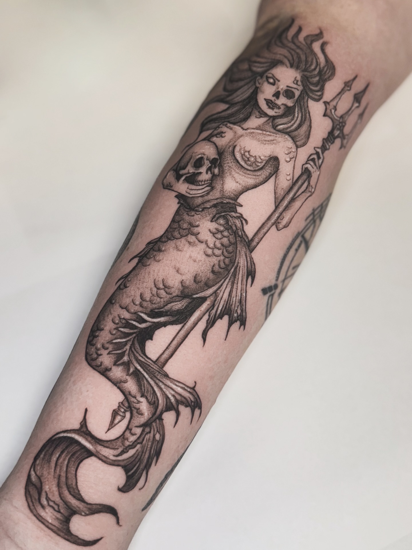 Tattoo by @ajollytattoo — black_and_grey, realism