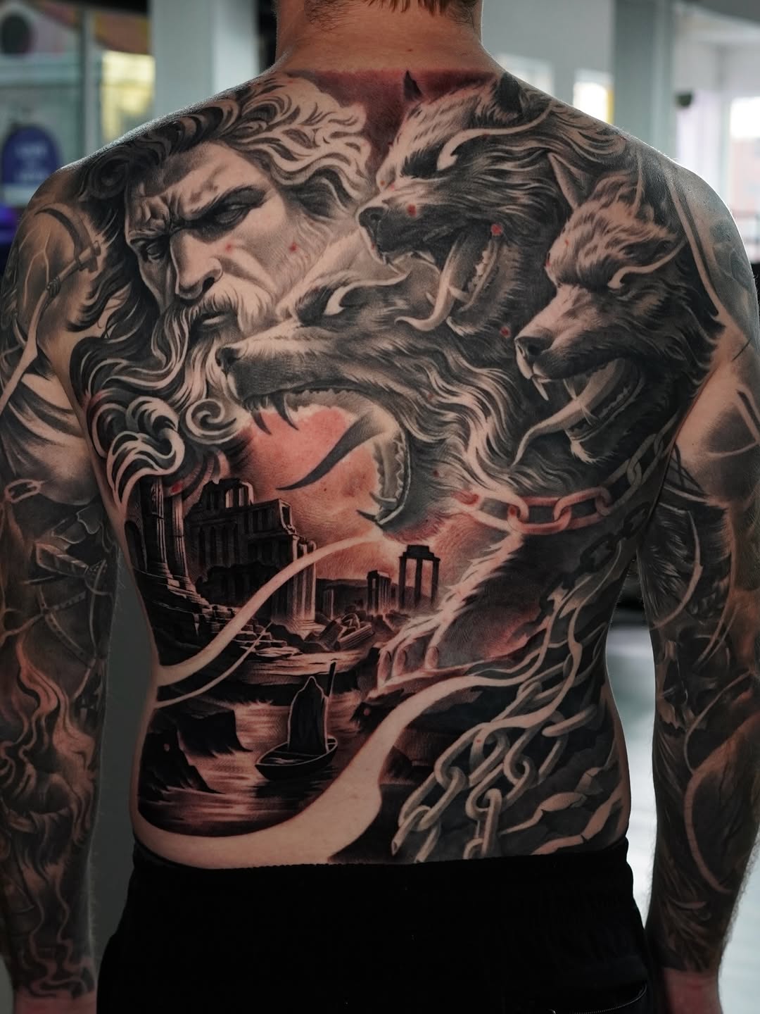 Tattoo by @jessem_tattoos — realism, black_and_grey