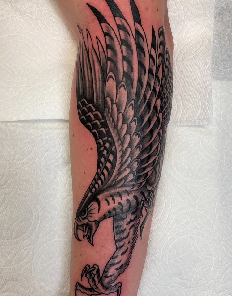 Tattoo by @jessewortheytattoo — black_and_grey