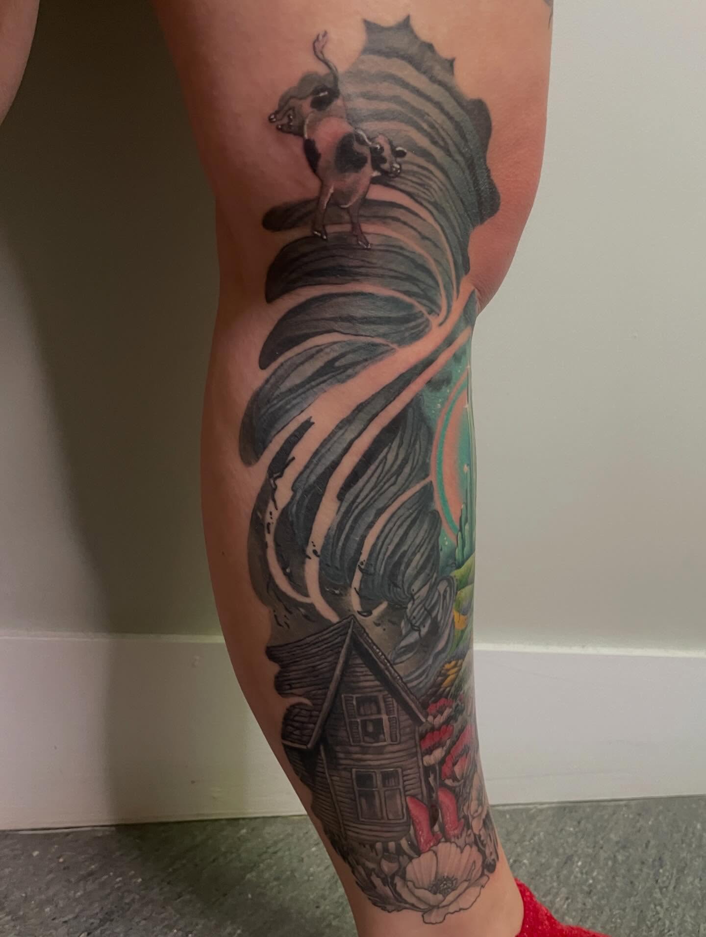 Tattoo by @karenm_tattoos — black_and_grey, realism
