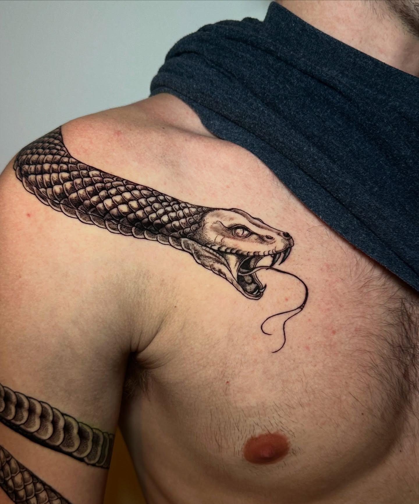 Tattoo by @blonde_pistol_ink — black_and_grey