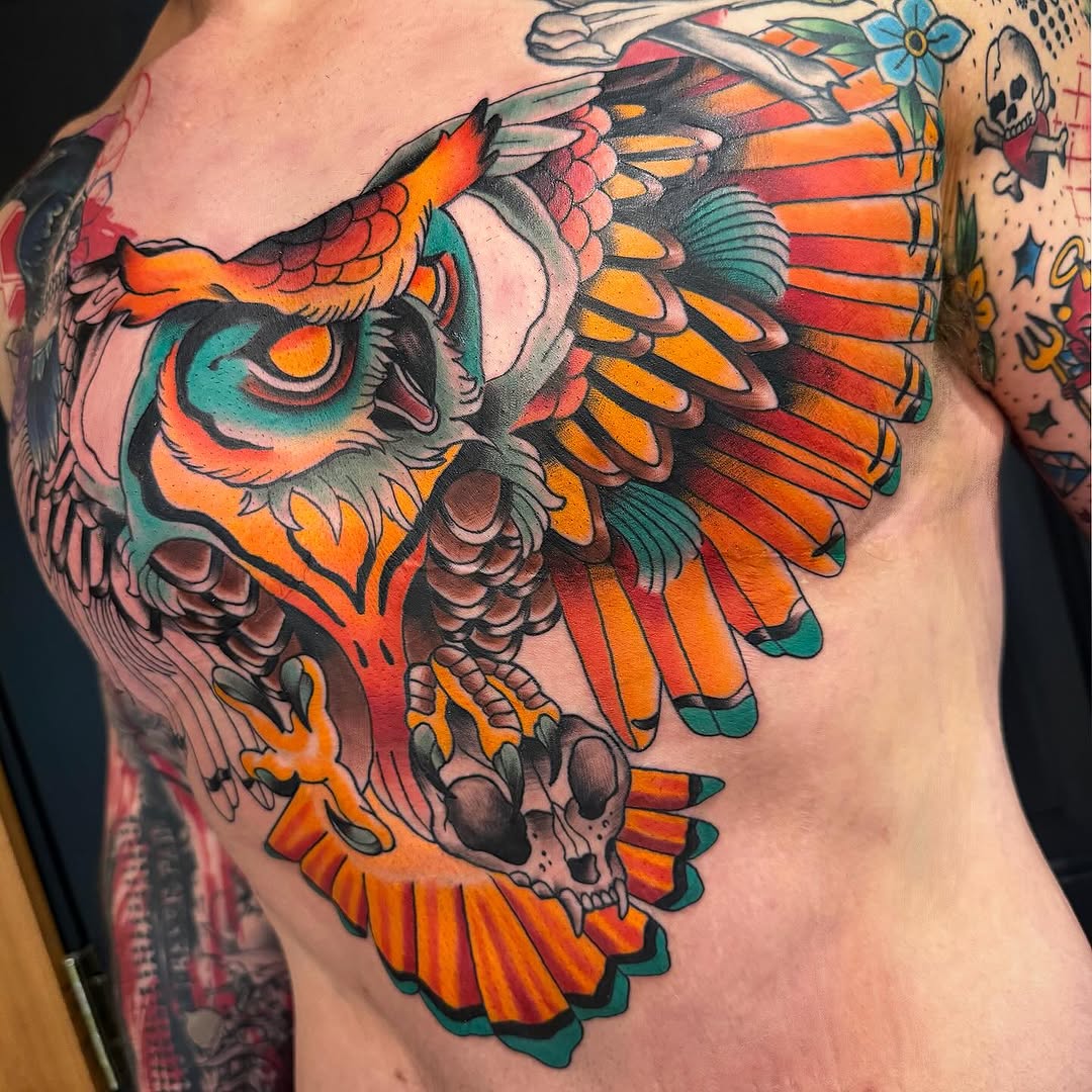 Tattoo work at Big Sky Tattoo Expo 2026
