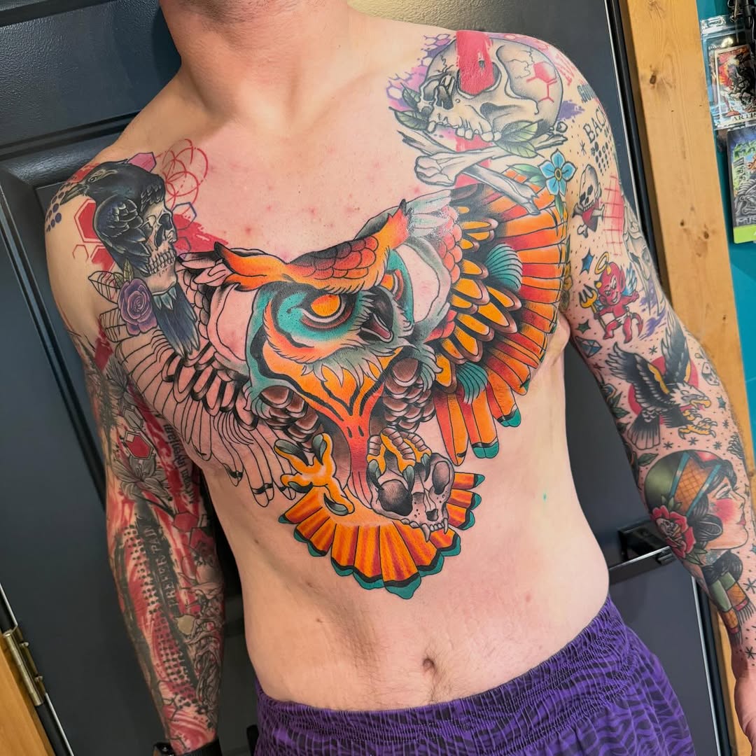Tattoo work at Big Sky Tattoo Expo 2026