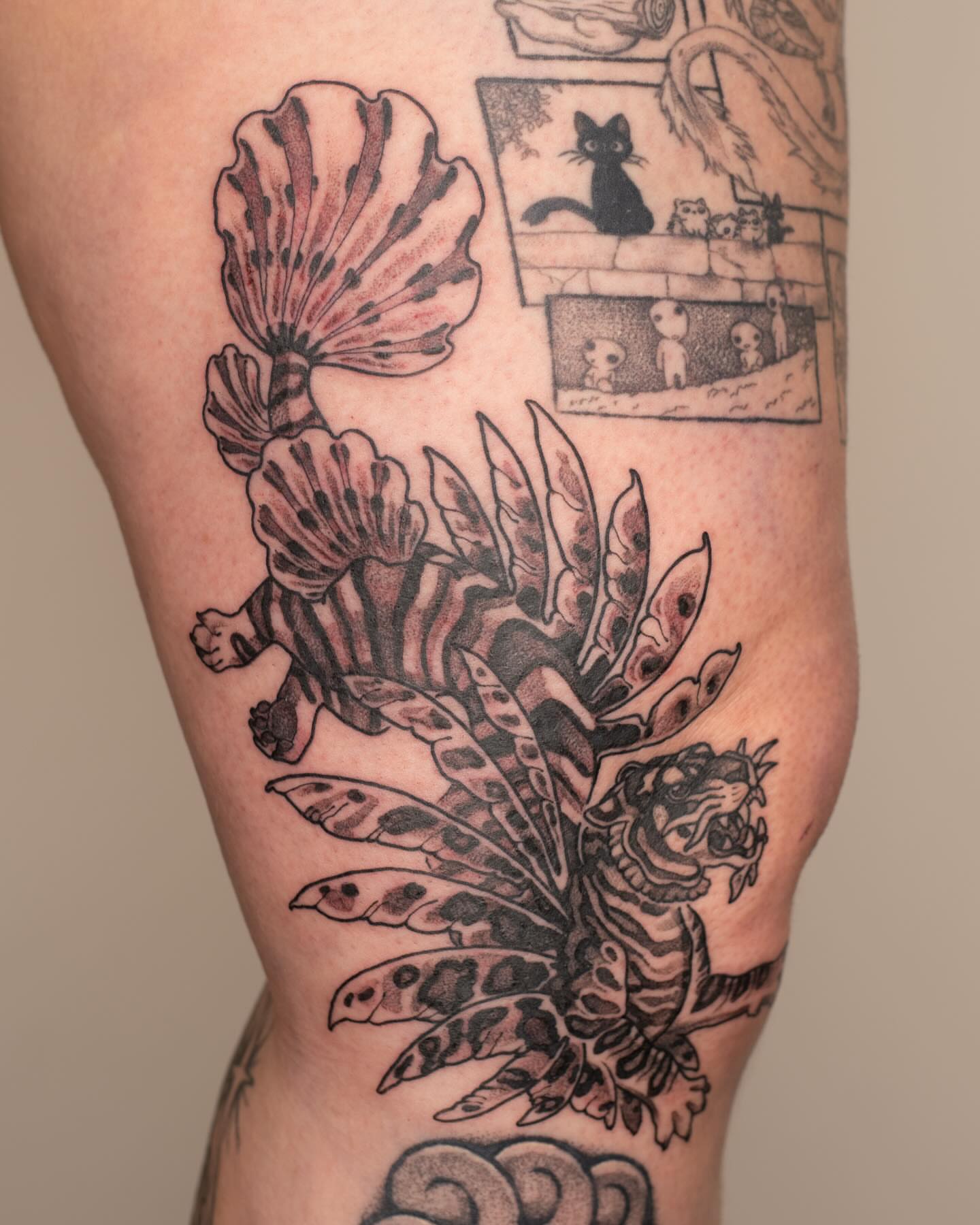 Tattoo by @katie.the.chiang — black_and_grey