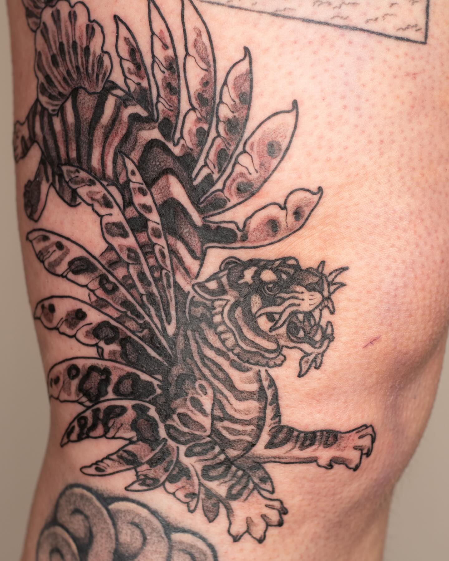 Tattoo by @katie.the.chiang — black_and_grey