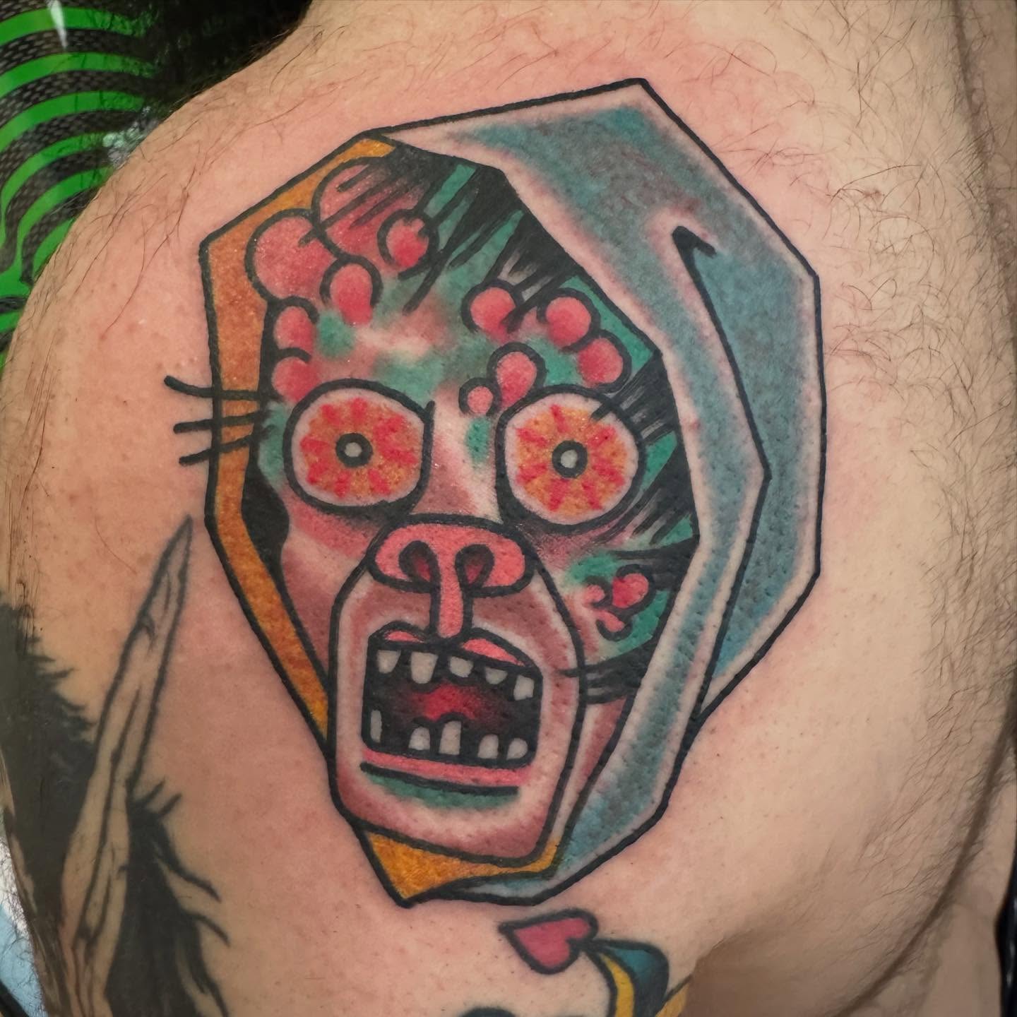 Tattoo by @craigbrowntattoo — american_traditional, trash_polka