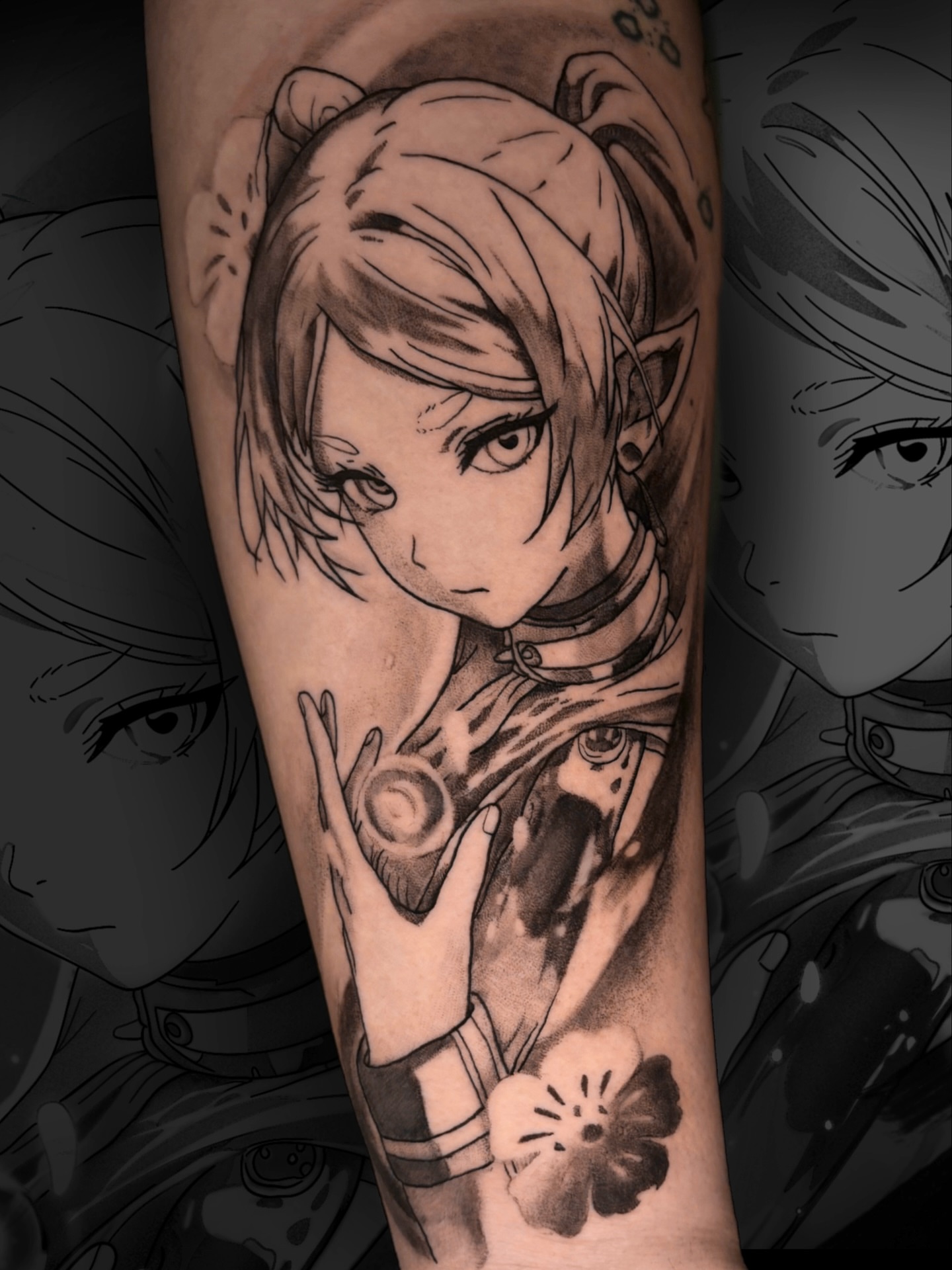 Anime character anime tattoo on the forearm by ππ²π΅π π§ - π£πͺπ½π½πΈπΈ ππ»π½π²πΌπ½