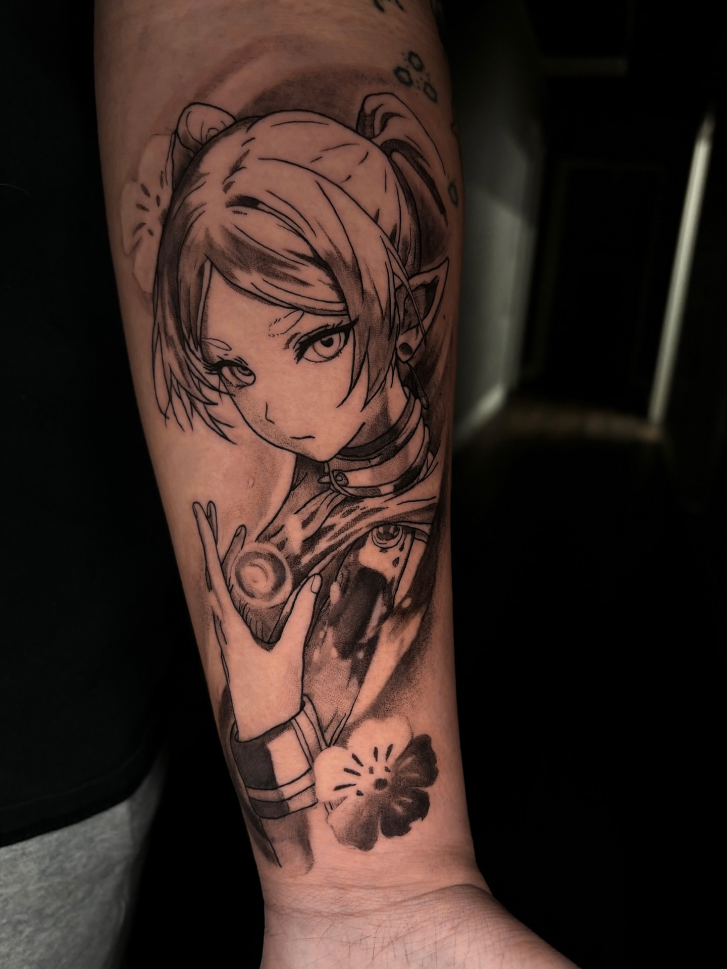 Anime character anime tattoo on the forearm by ππ²π΅π π§ - π£πͺπ½π½πΈπΈ ππ»π½π²πΌπ½
