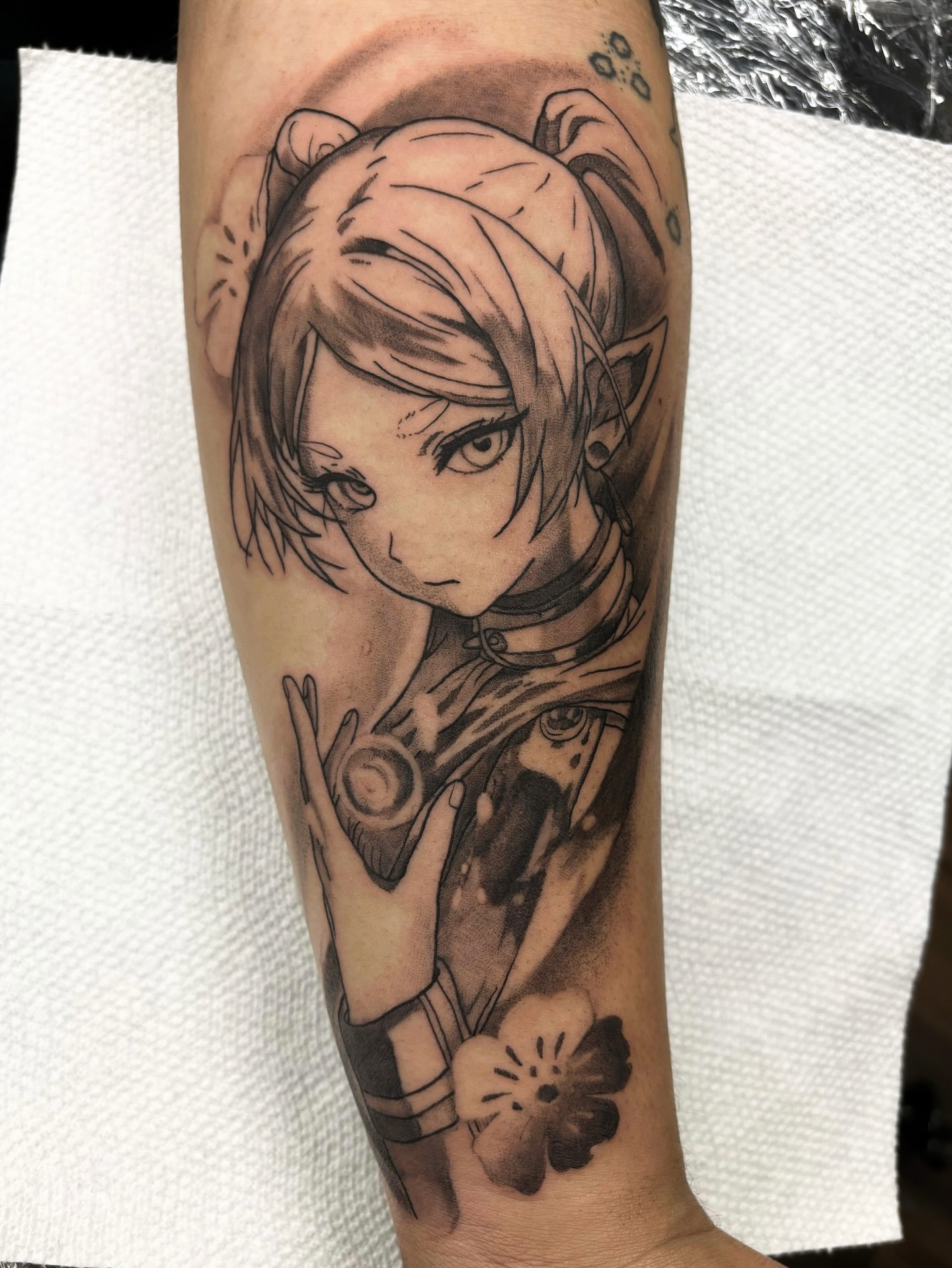 Anime character anime tattoo on the forearm by ππ²π΅π π§ - π£πͺπ½π½πΈπΈ ππ»π½π²πΌπ½