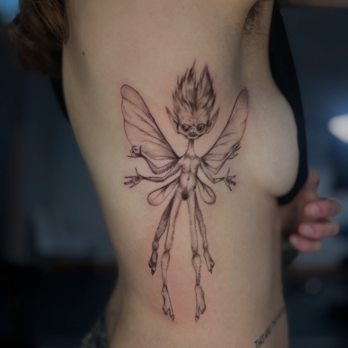 Tattoo by @nomadic.designs β dotwork, black_and_grey