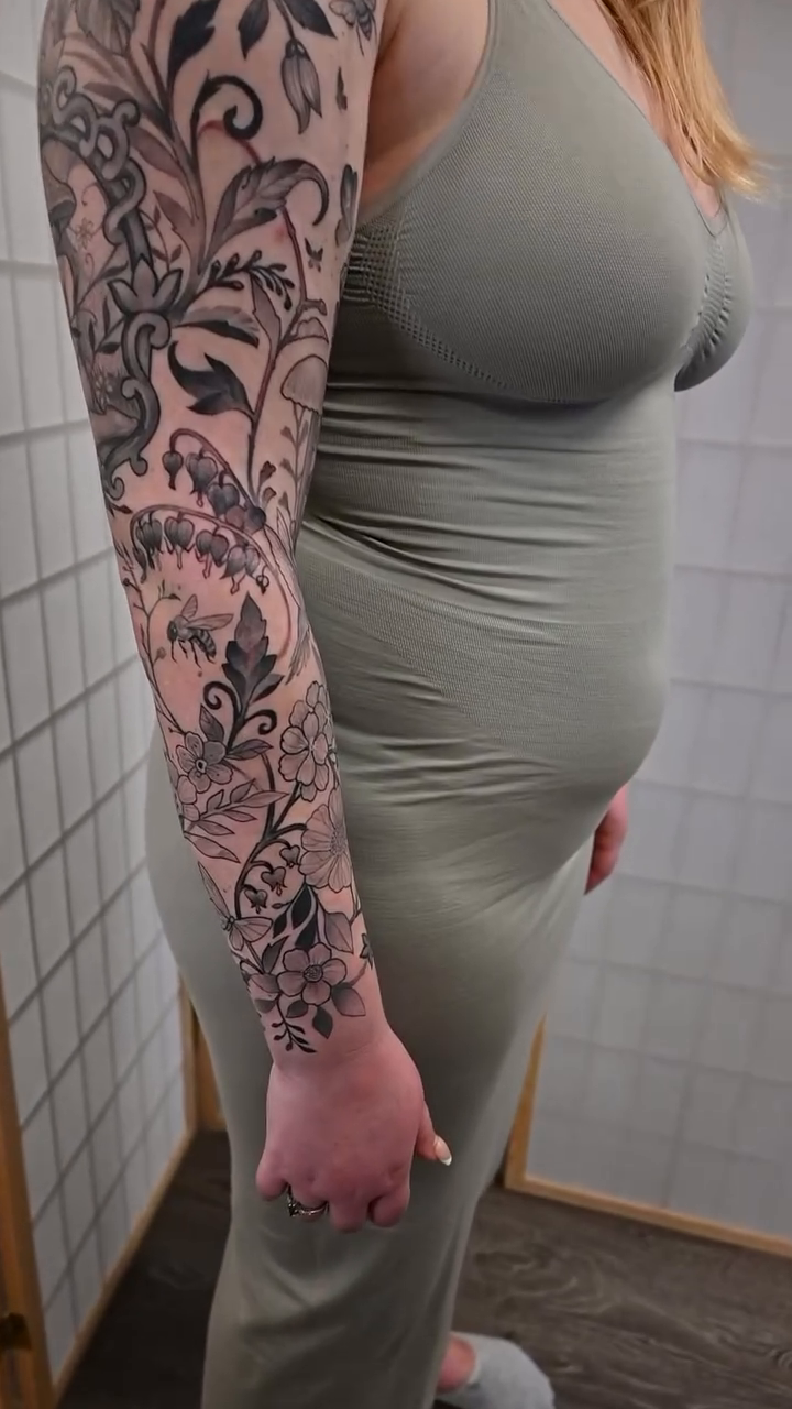 Tattoo by @gersaint — black_and_grey, realism