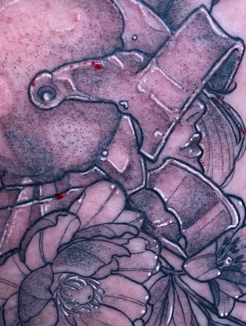 Tattoo by @joyinsorrowtattoo — american_traditional, black_and_grey