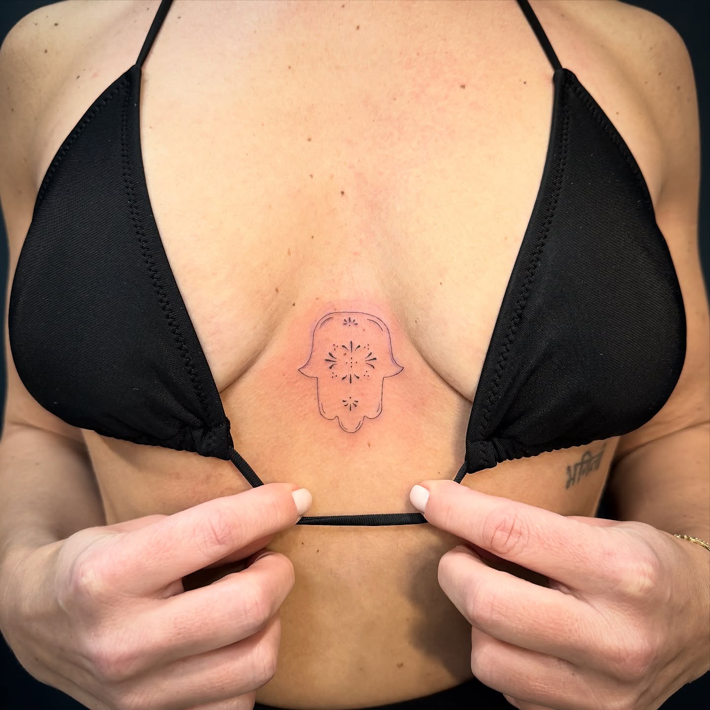 Tattoo by @madisonpaigedavenport — geometric