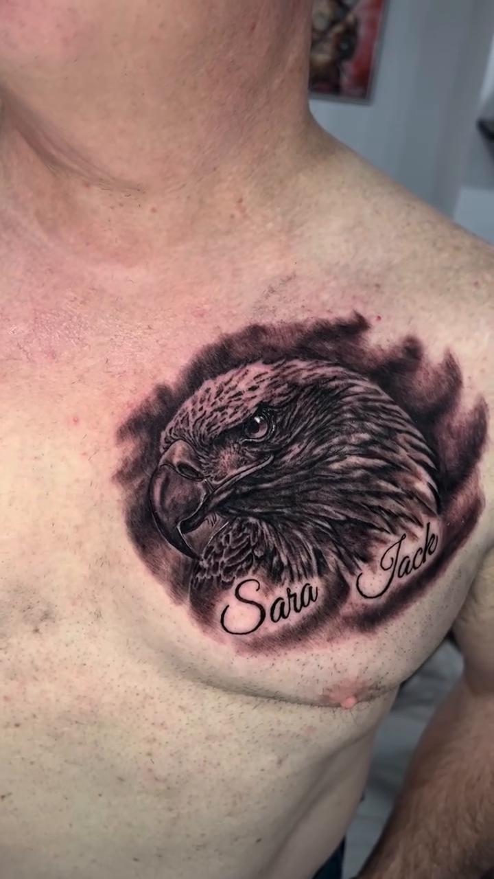 Tattoo by @justin_makesyoubleed — realism, black_and_grey