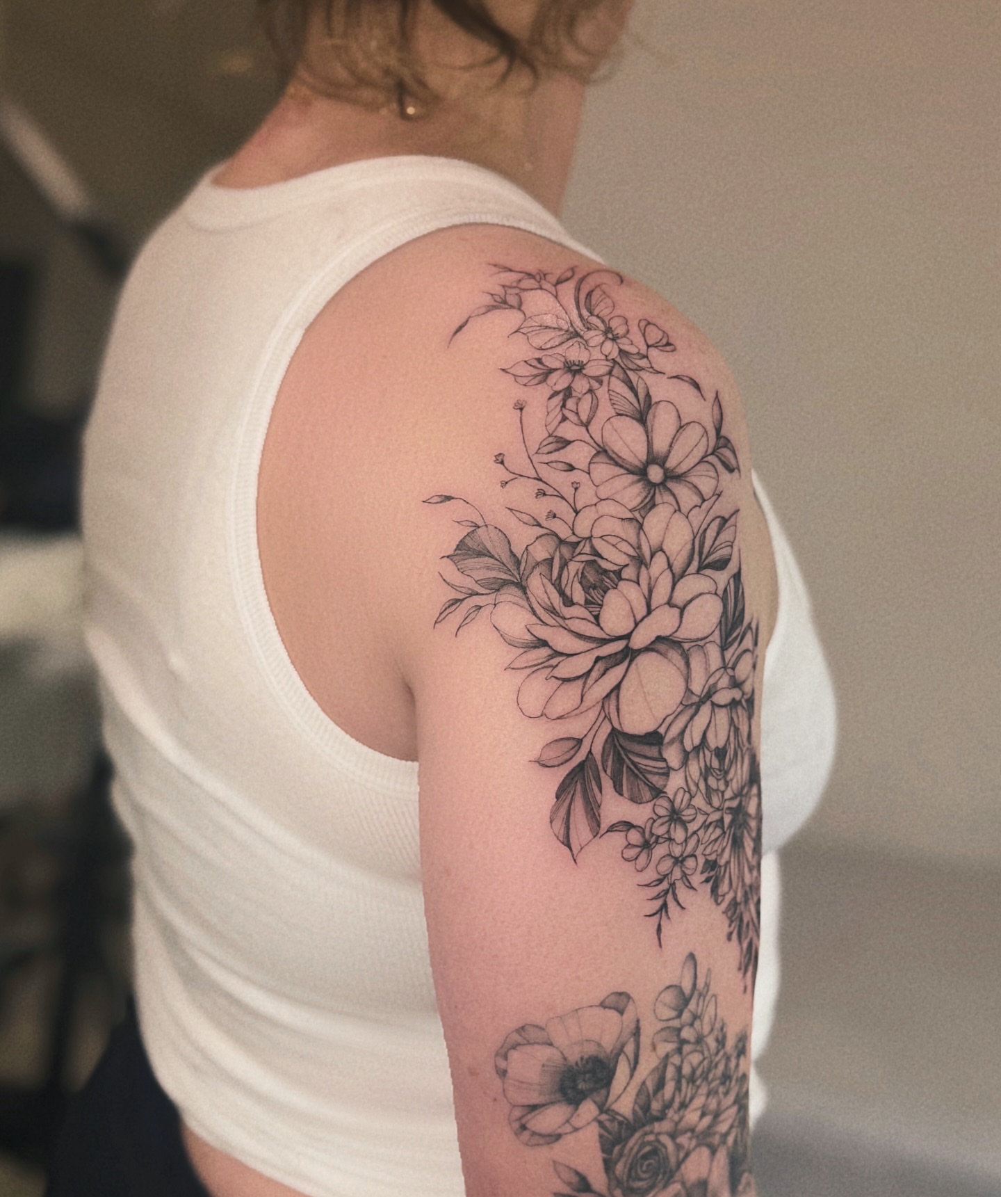 Tattoo by @mjtattoonyc — black_and_grey