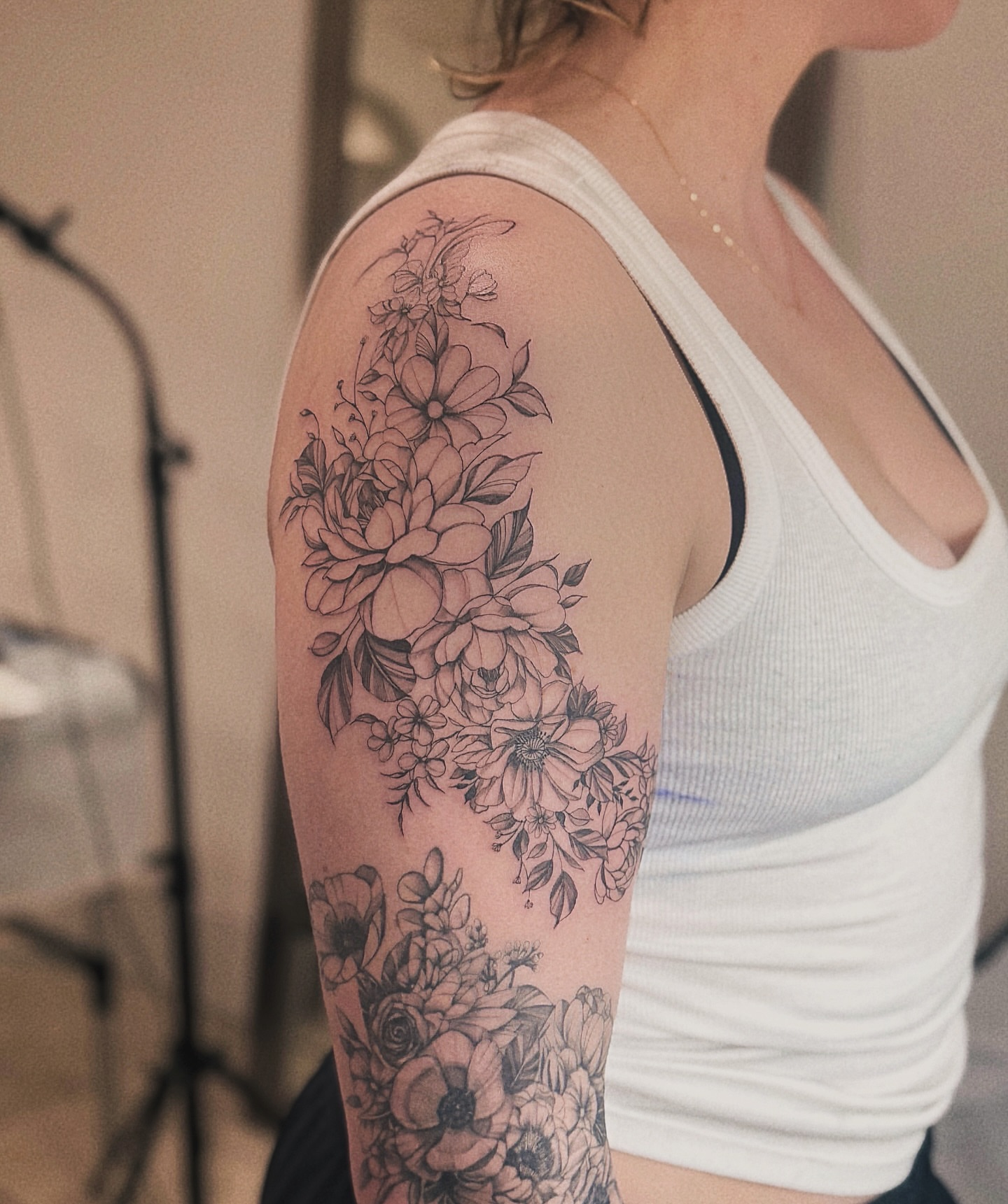 Tattoo by @mjtattoonyc — black_and_grey