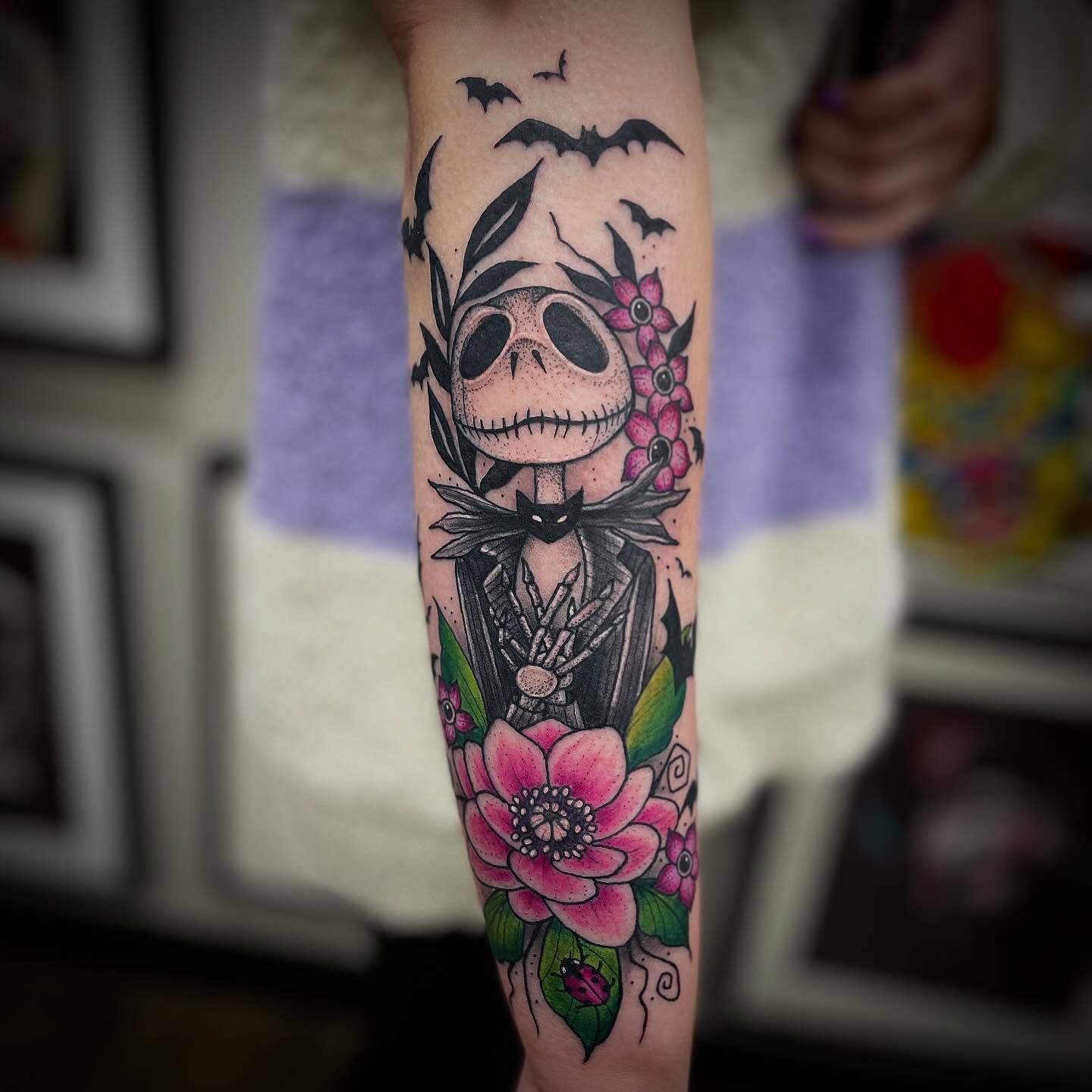 Tattoo by @jessalther — american_traditional, dark_realism