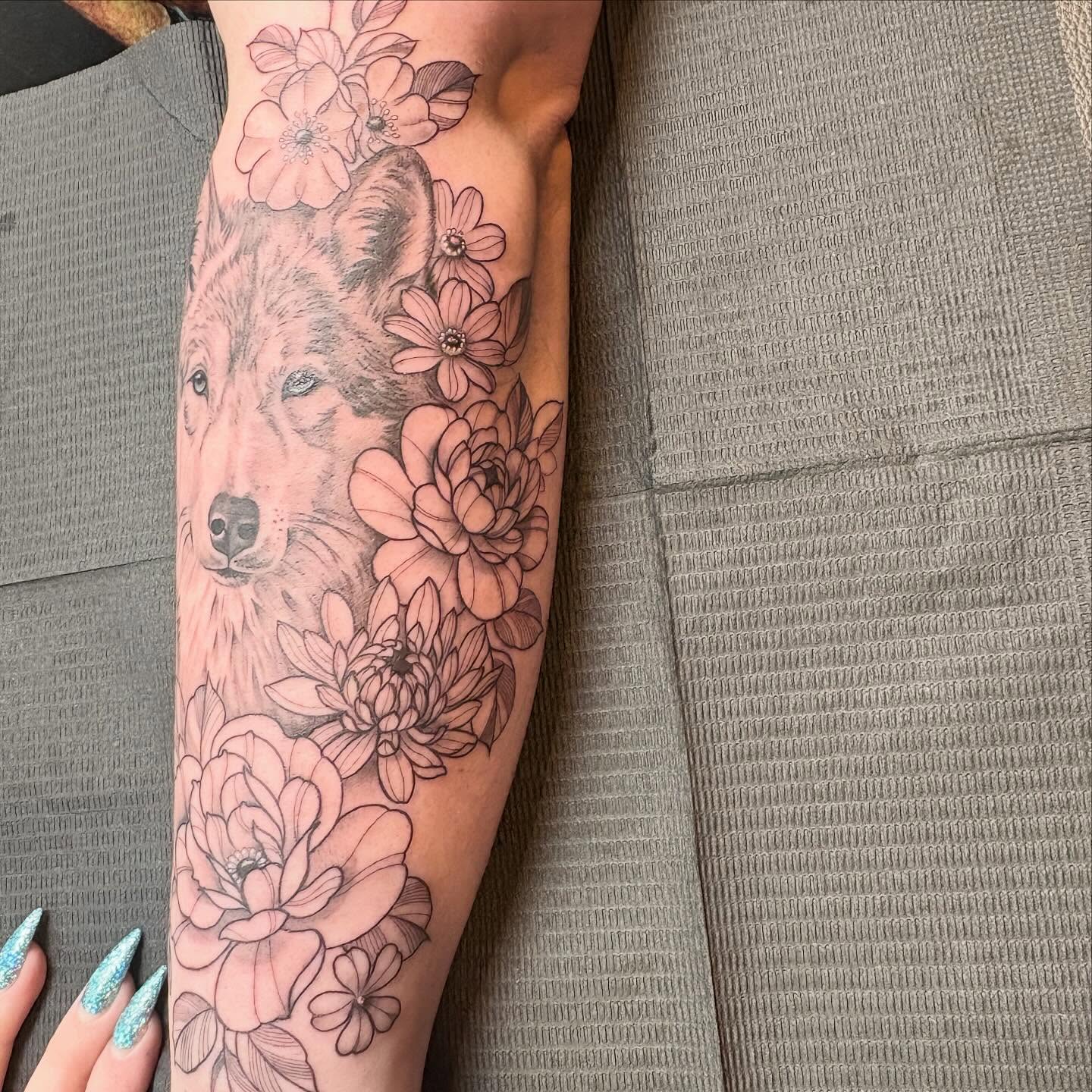 Tattoo by @adriana.tattoos — realism, black_and_grey