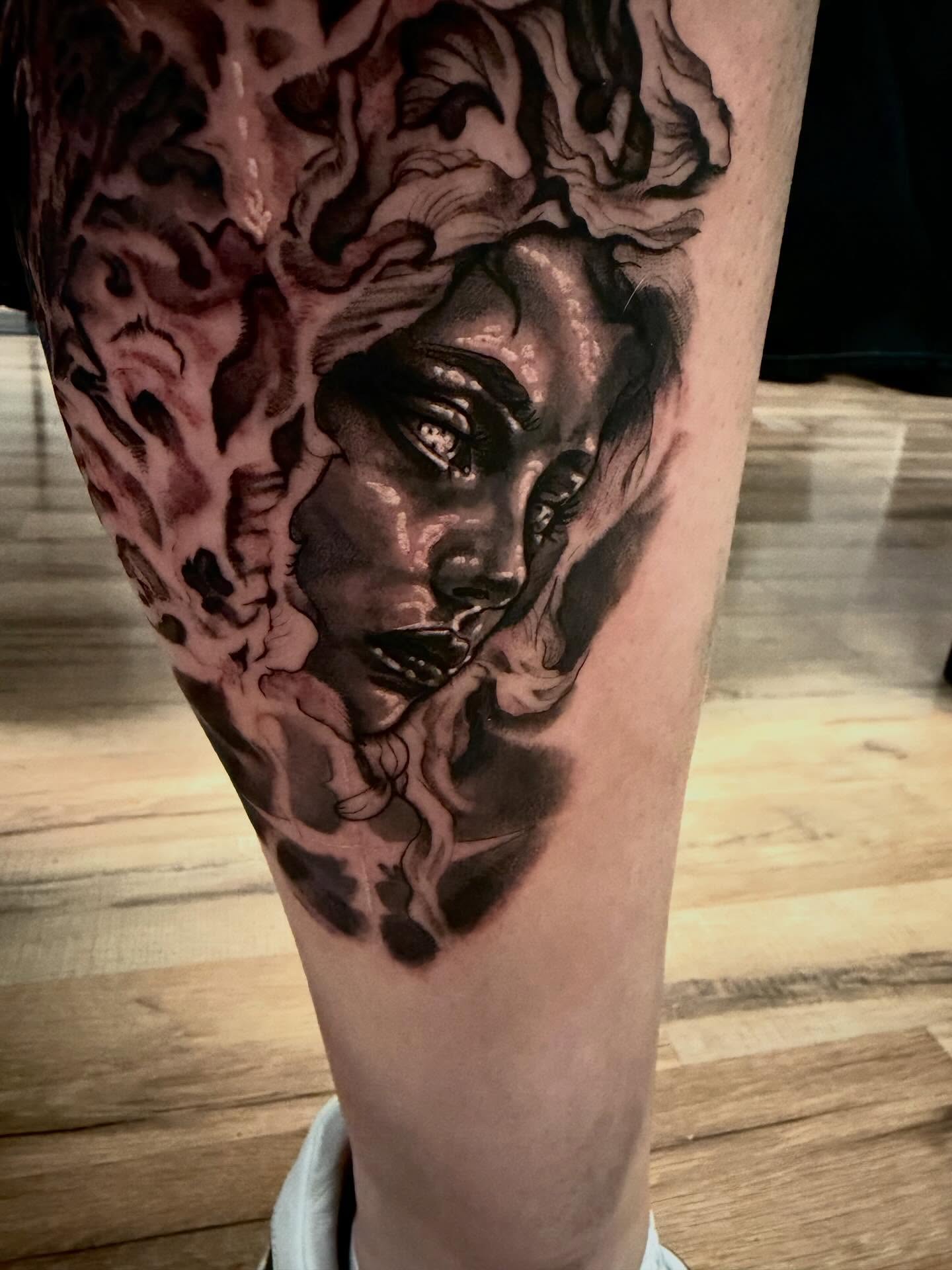 Tattoo by @jamisonellsworthtattoos β realism, dark_realism