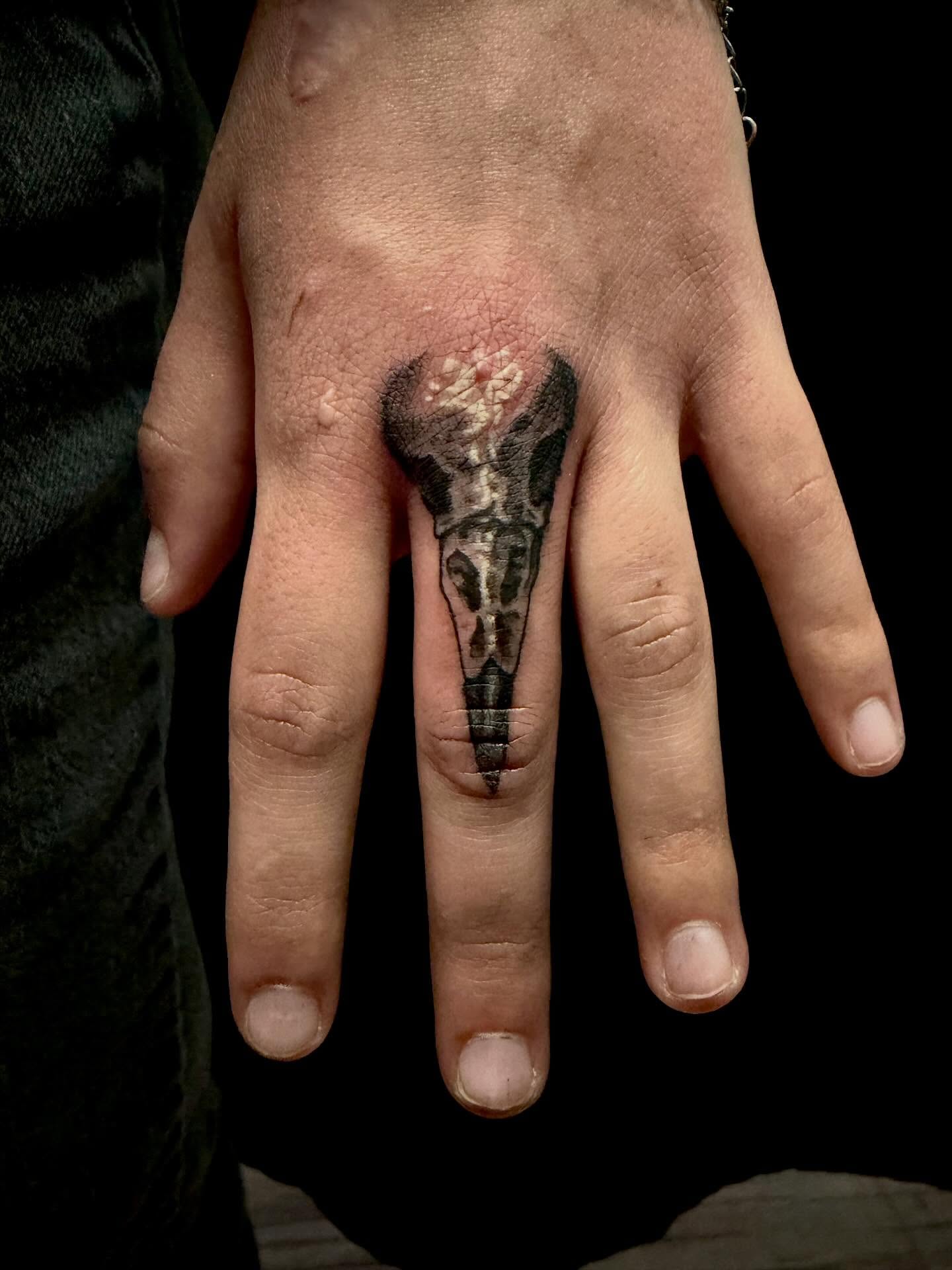 Skull dark realism tattoo on the hand by ☀️ 𝕵𝖆𝖒𝖎𝖘𝖔𝖓 𝕰𝖑𝖑𝖘𝖜𝖔𝖗𝖙𝖍 🌑