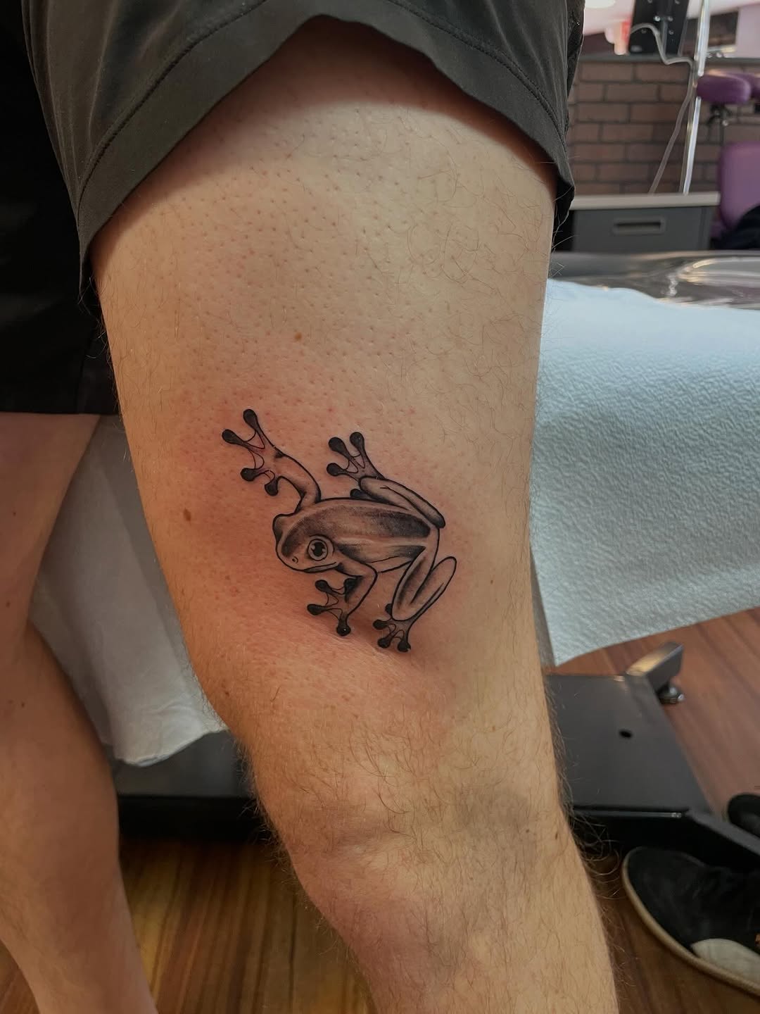 Tattoo by @annasabrowskytattoo — realism, black_and_grey